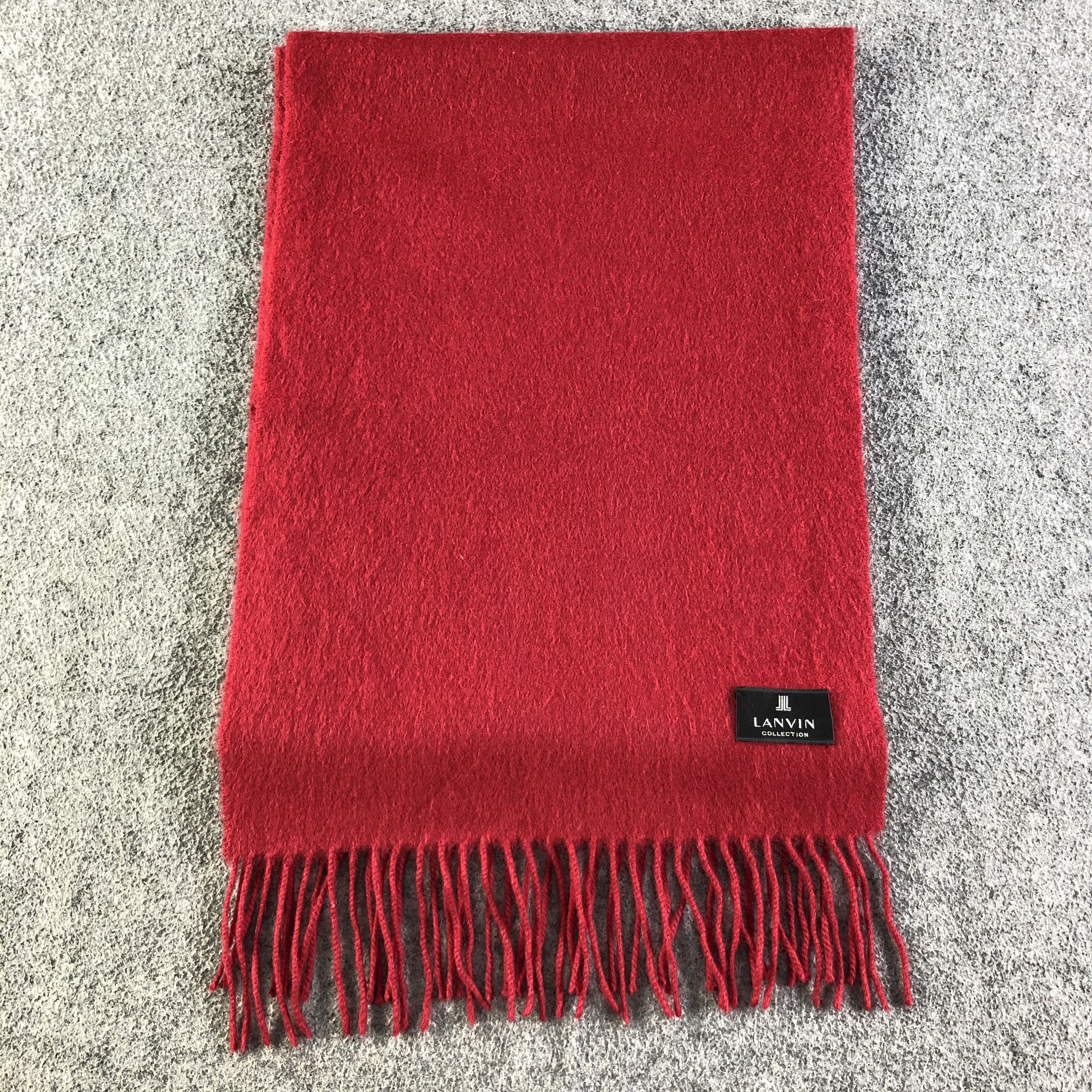 Lanvin Lanvin Cashmere Scarf / Muffler / Neckwear P688 Size ONE SIZE - 3 Thumbnail