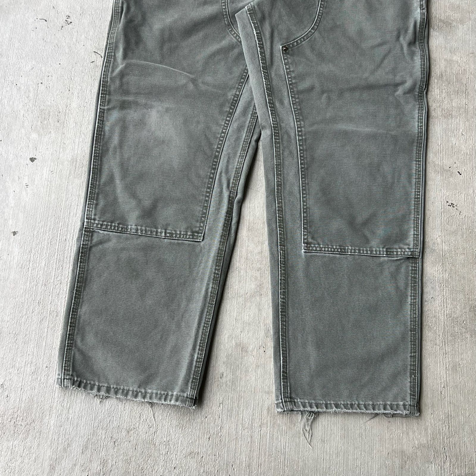 Carhartt × Vintage Carhartt MOS green double knee work wear carpenter pants Size US 35 - 9 Thumbnail