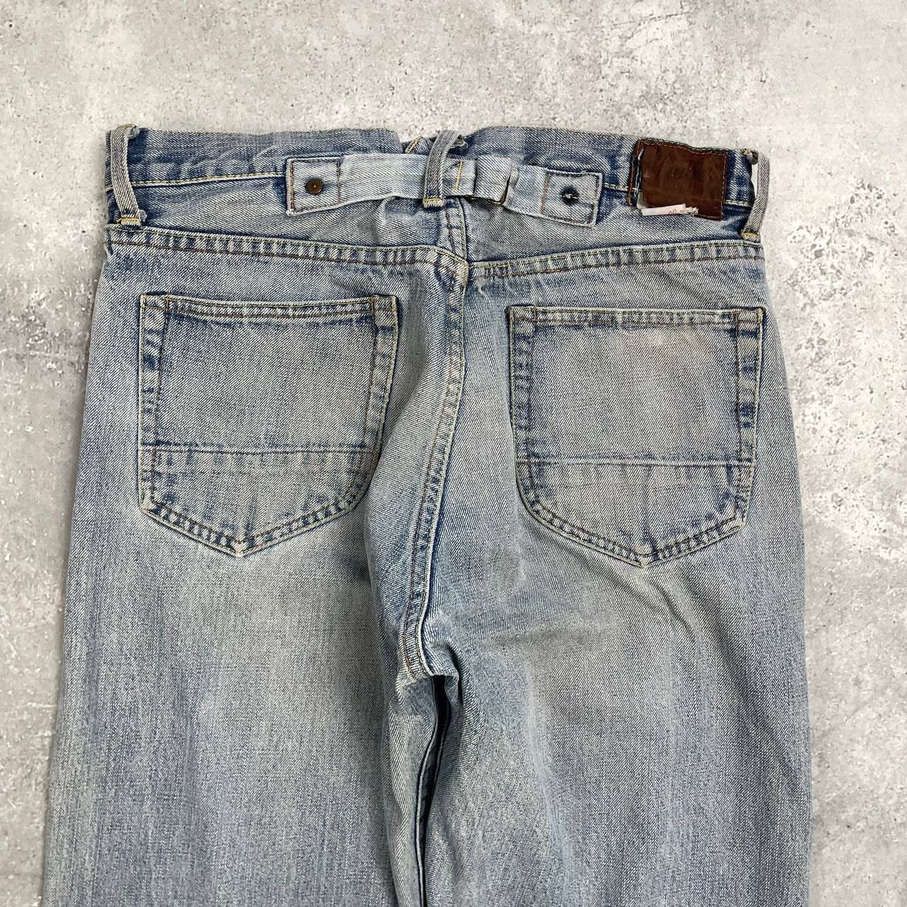 The Duffer of St.George Duffer Selvedge Distressed & Stained Faded Chinch Back Jeans Size US 32 / EU 48 - 21 Thumbnail