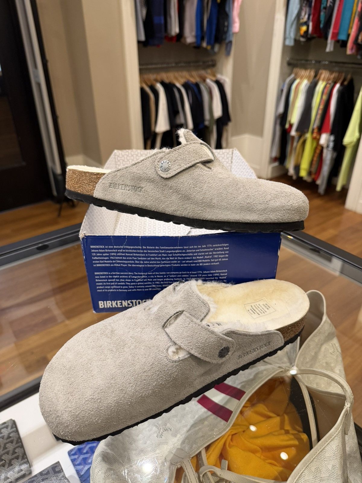 Birkenstock Birkenstock Boston Sherling Clogs w Buckle Size US 9 / EU 42 - 4 Thumbnail