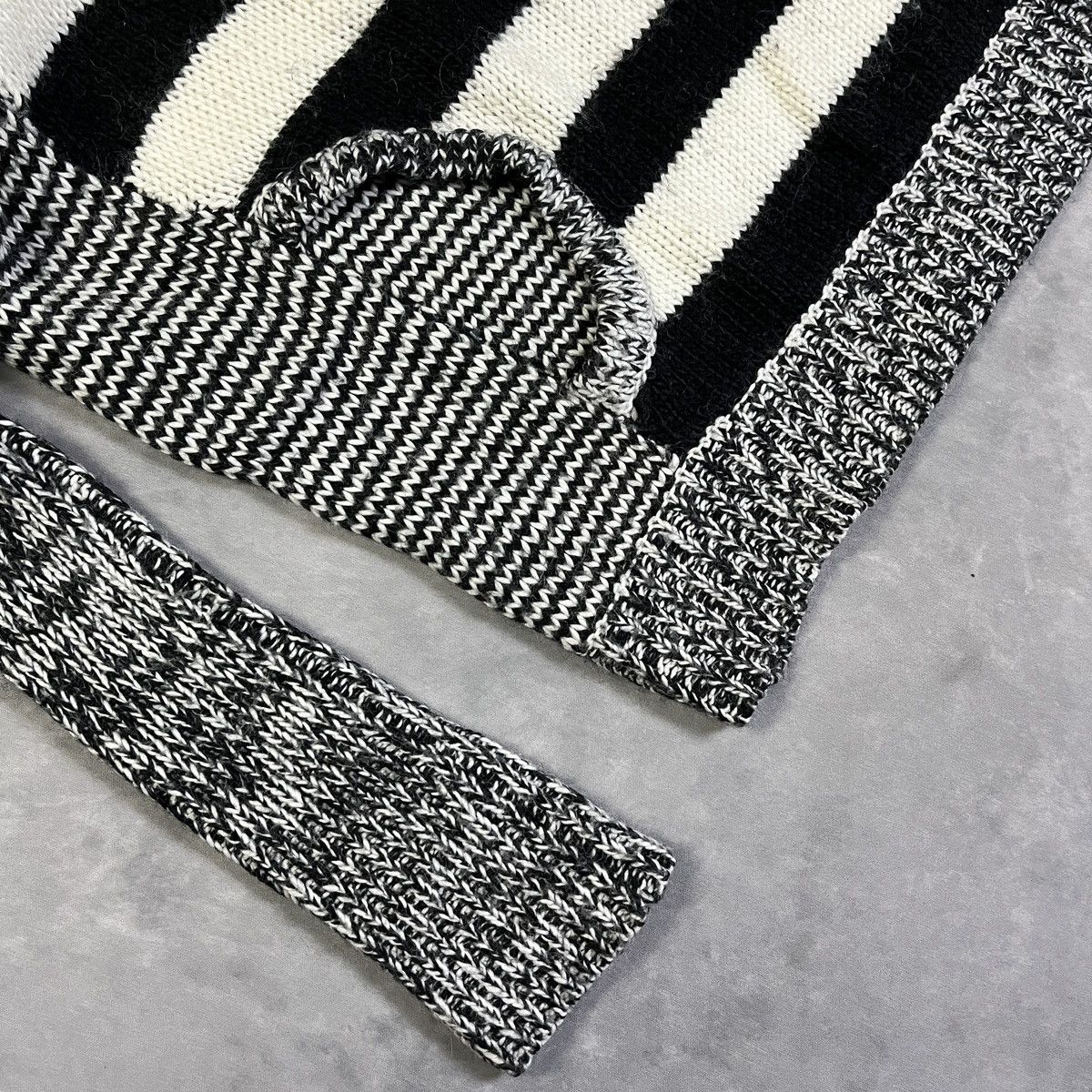 SLY 2000s SLY Striped Knit Sweater Size S / US 4 / IT 40 - 4 Thumbnail