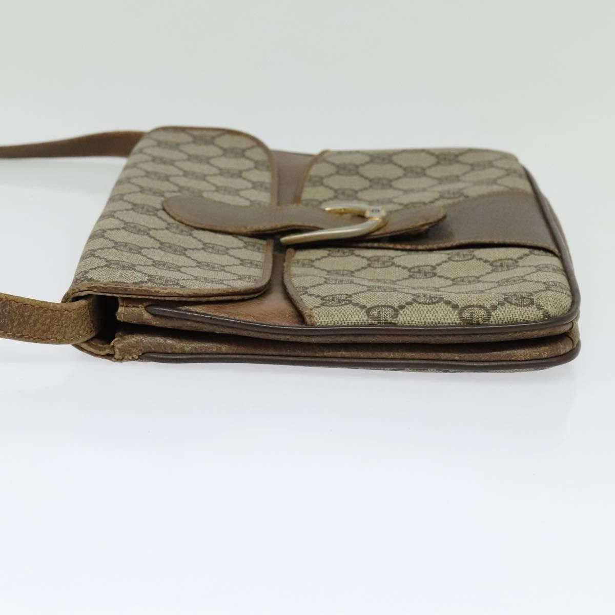 Gucci GUCCI GG Supreme Shoulder Bag Pvc Beige Gold Size ONE SIZE - 4 Thumbnail