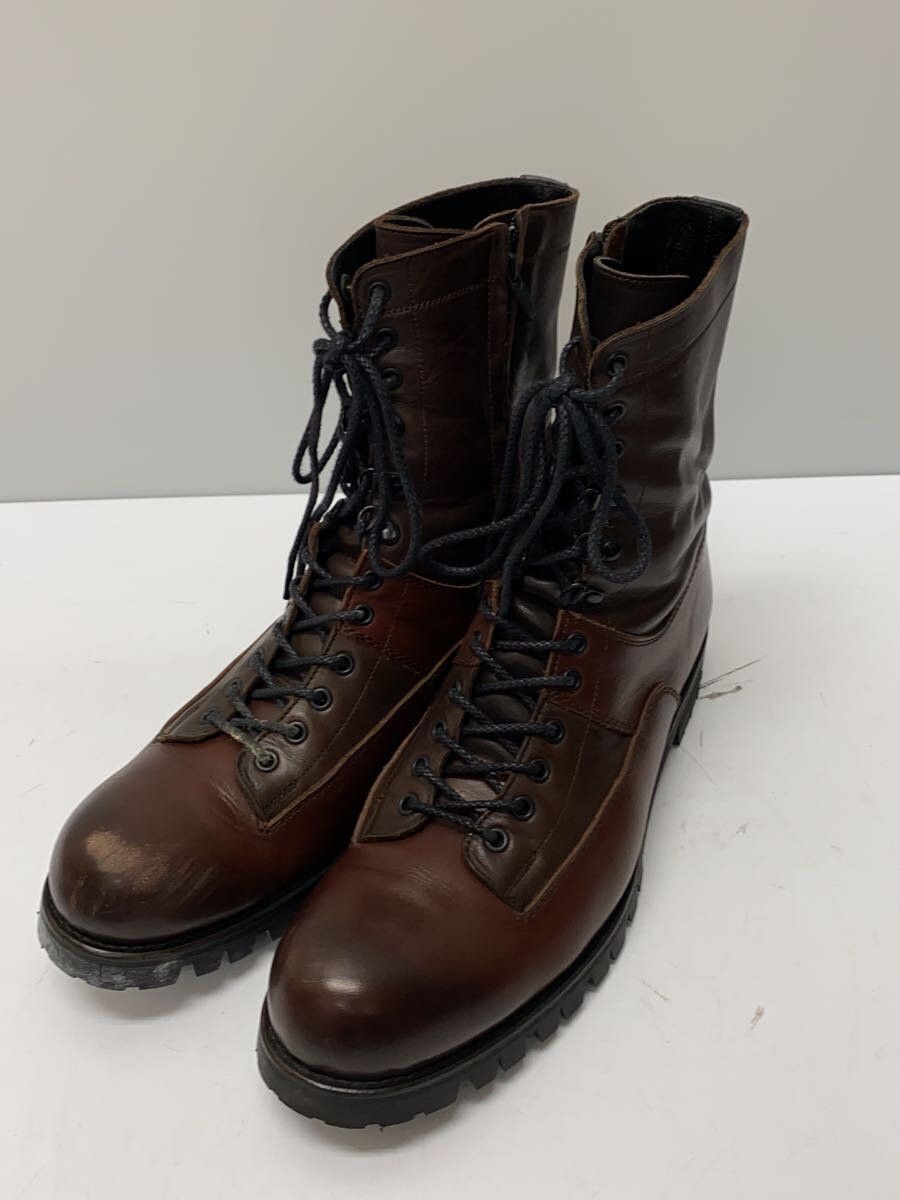 Yohji Yamamoto Pour Homme Leather Combat Boots Size US 9.5 / EU 42-43 - 2 Thumbnail