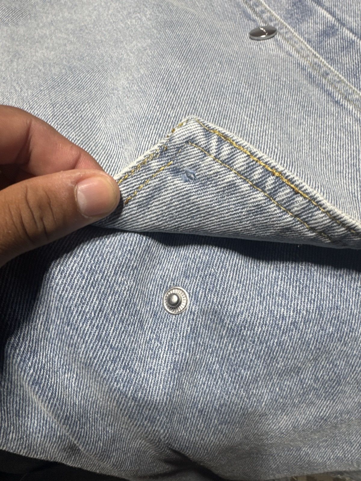 Jean Carpenter Y2k Shorts Jorts Designer Denim Size US 31 - 11 Thumbnail