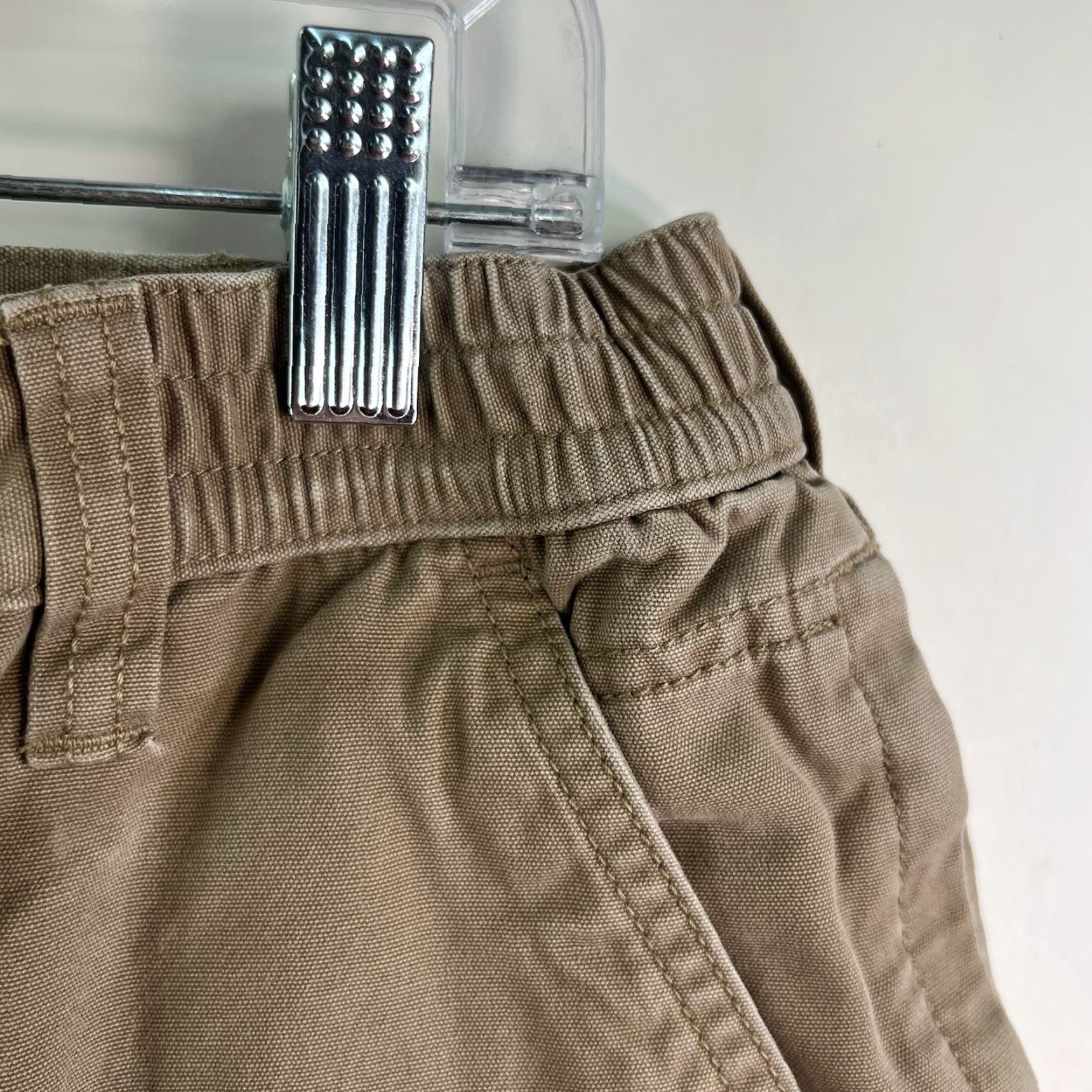 Vintage 5.11 Tactical Pants Cargo Zip Pockets Men’s Size 34 X30 Tan Elastic Waist Mens Size US 34 / EU 50 - 6 Thumbnail