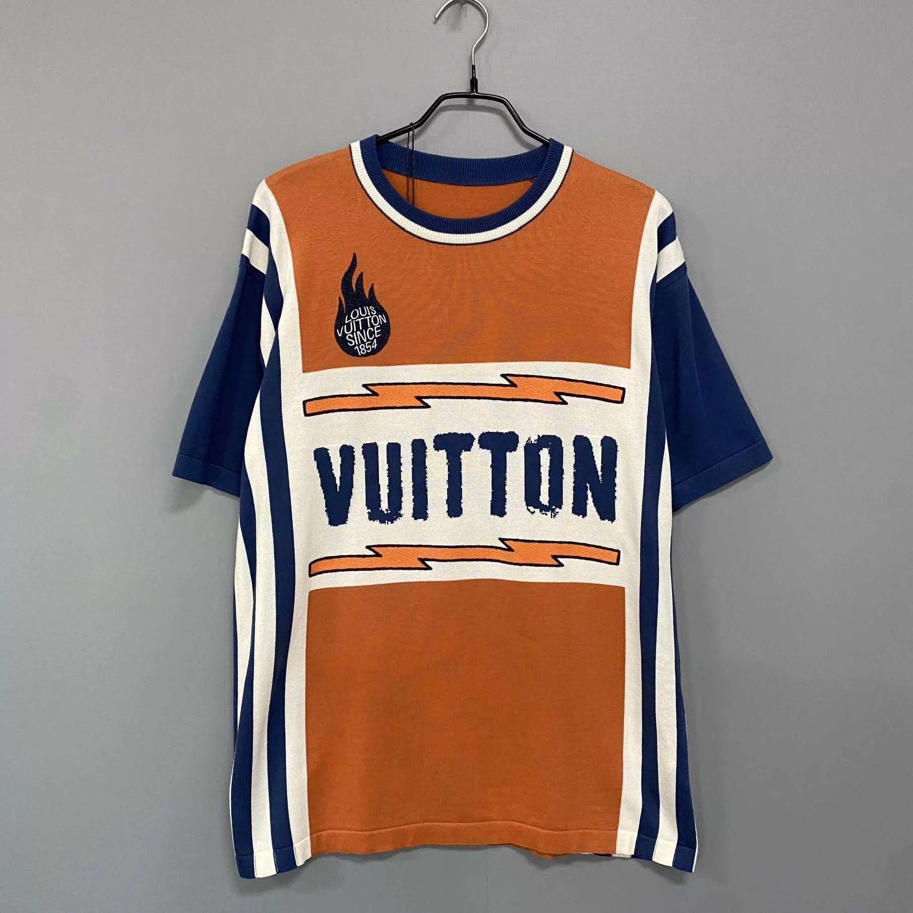 Louis Vuitton LV Flame Knit Short Sleeve Tee M 95 New Size US M / EU 48-50 / 2 - 1 Thumbnail