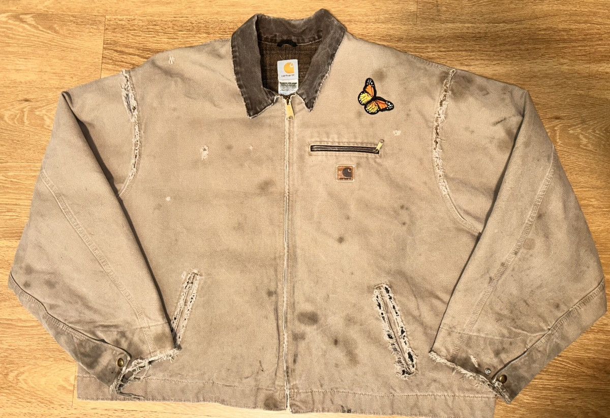 Carhartt × Vintage VTG Carhartt Detroit Jacket Size US XXL / EU 58 / 5 - 1 Thumbnail