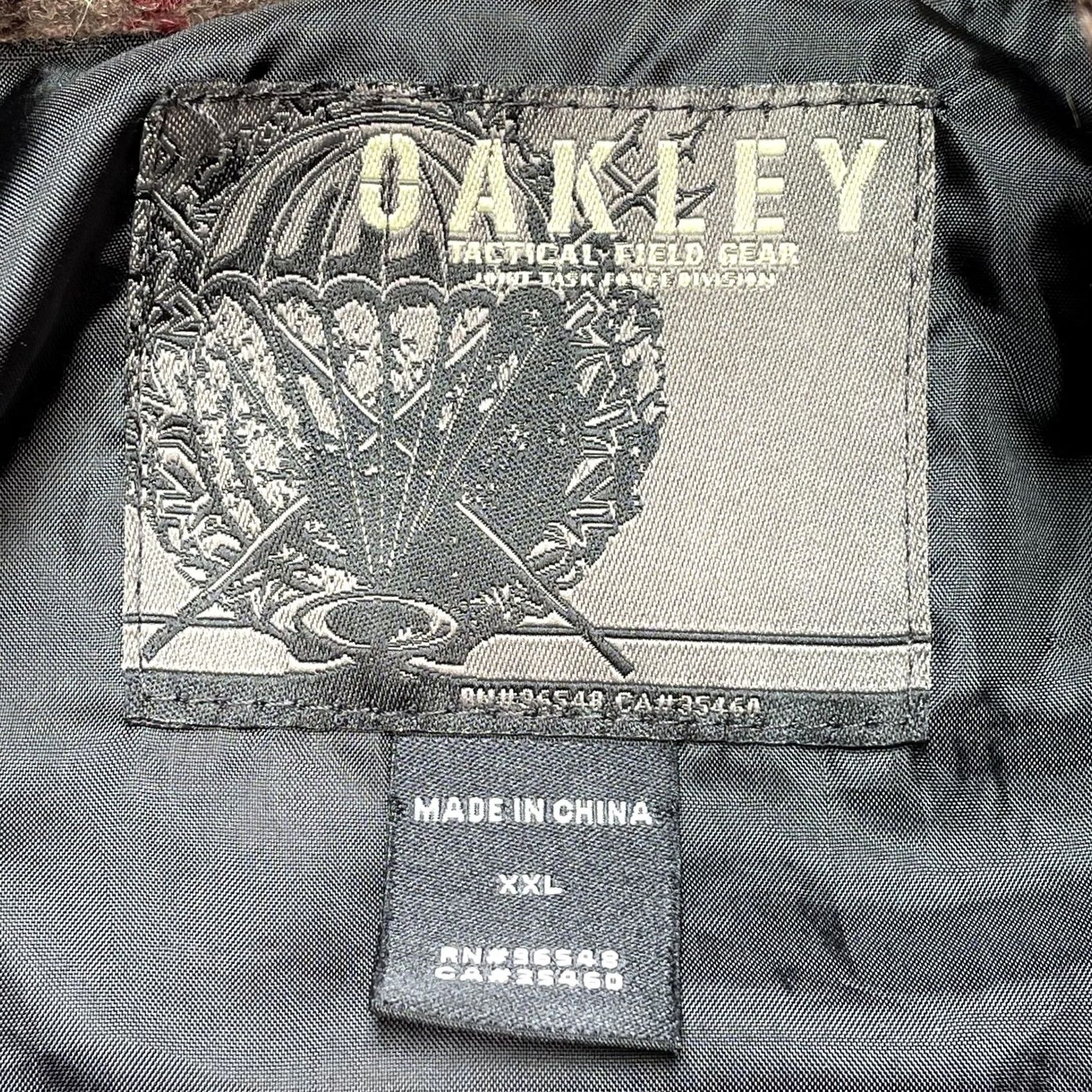 Oakley Oakley Jacket Mens 2XL Beige Red Plaid Wool Lined Military Tactical Field Gear Wool Jacket Size US XXL / EU 58 / 5 - 4 Thumbnail