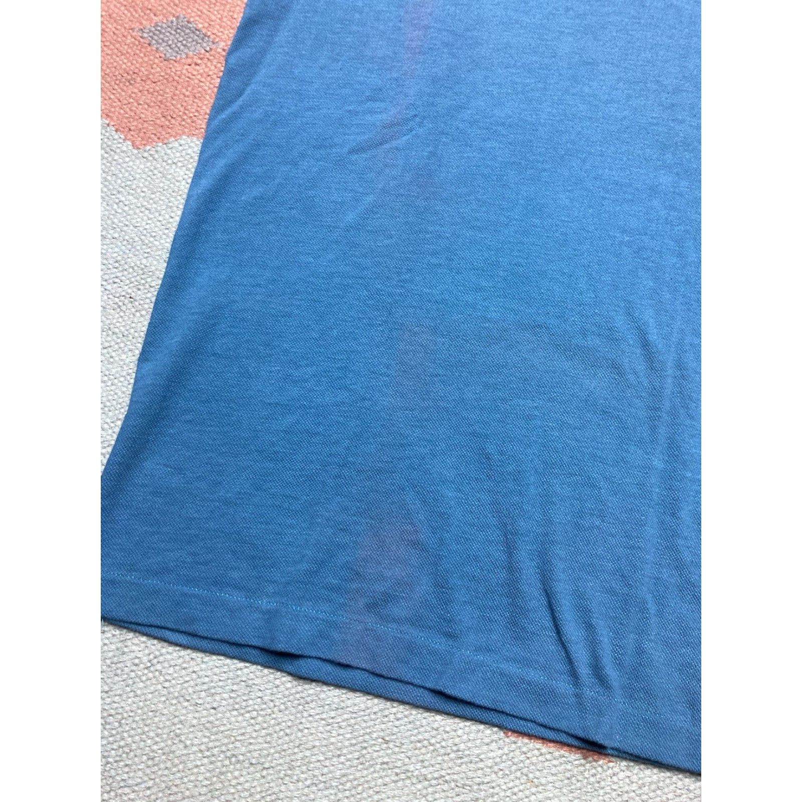 Vintage VINTAGE MunsingWear Polo Shirt Short Sleeve Blue Golf 70s Combed Cotton Large Mens Size US L / EU 52-54 / 3 - 3 Thumbnail