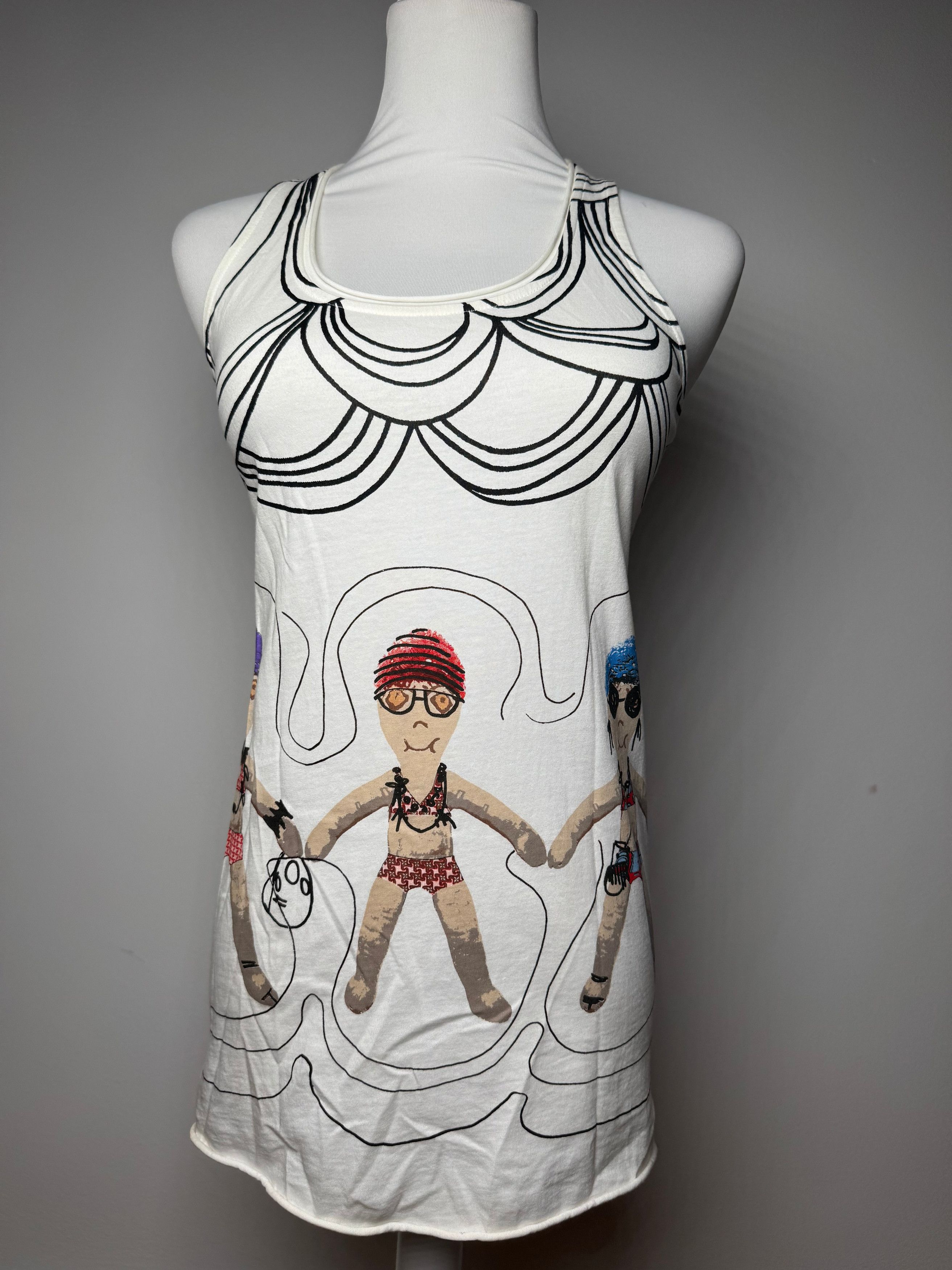 Marni Vintage Top White Black 38/M Size S / US 4 / IT 40 - 1 Thumbnail