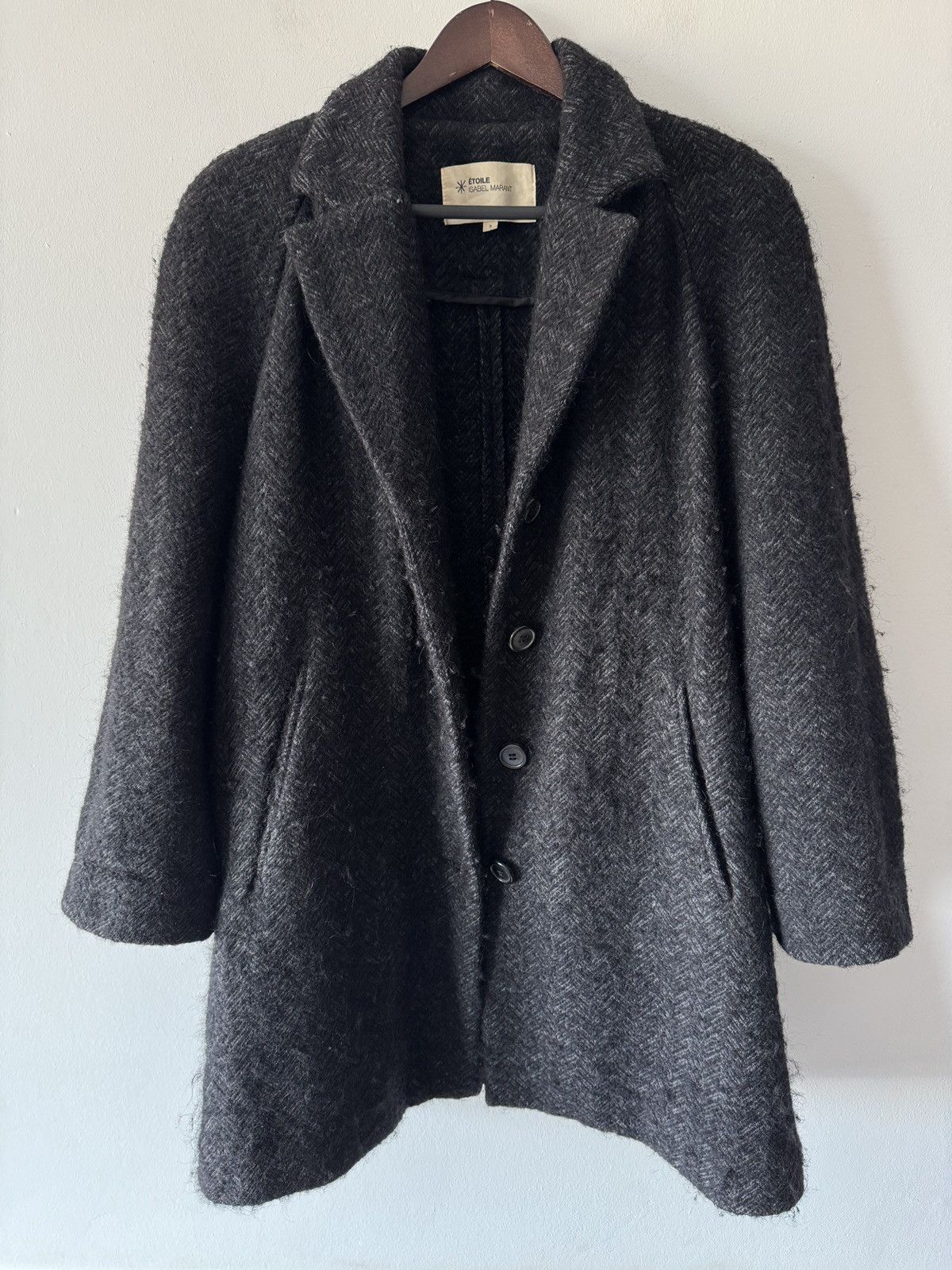 Isabel Marant 🔥🔥 Isabel Marant Grey Wool Coat Size L / US 10 / IT 46 - 3 Thumbnail