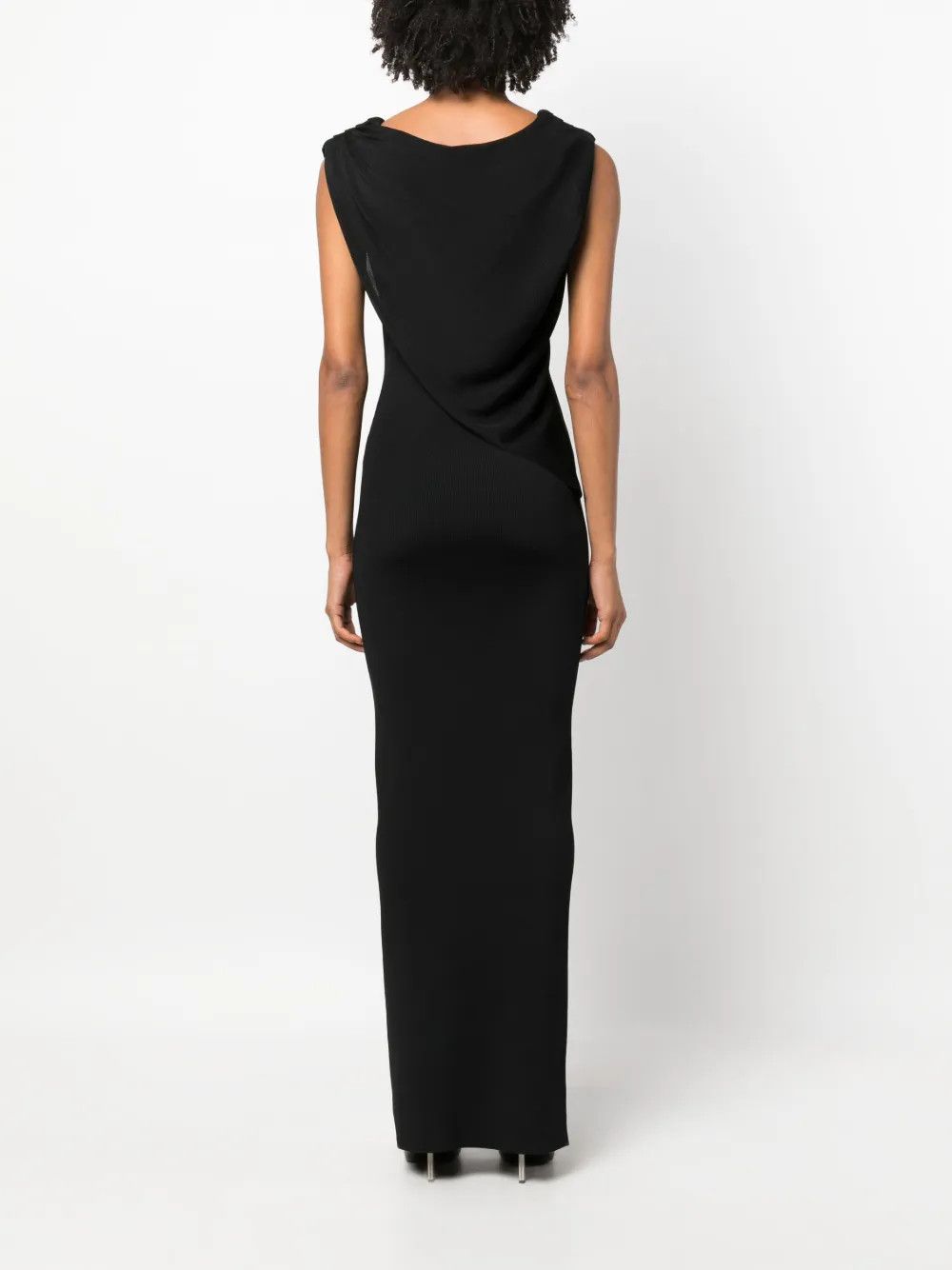 Givenchy o1y0925 Maxi Dress in Black Size L / US 10 / IT 46 - 4 Thumbnail