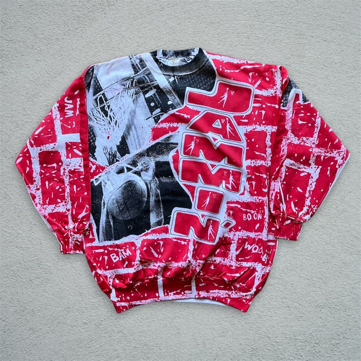 Other Vintage 90s Basketball Art AOP Crewneck Sweatshirt Jam NBA Size US XL / EU 56 / 4 - 1 Thumbnail