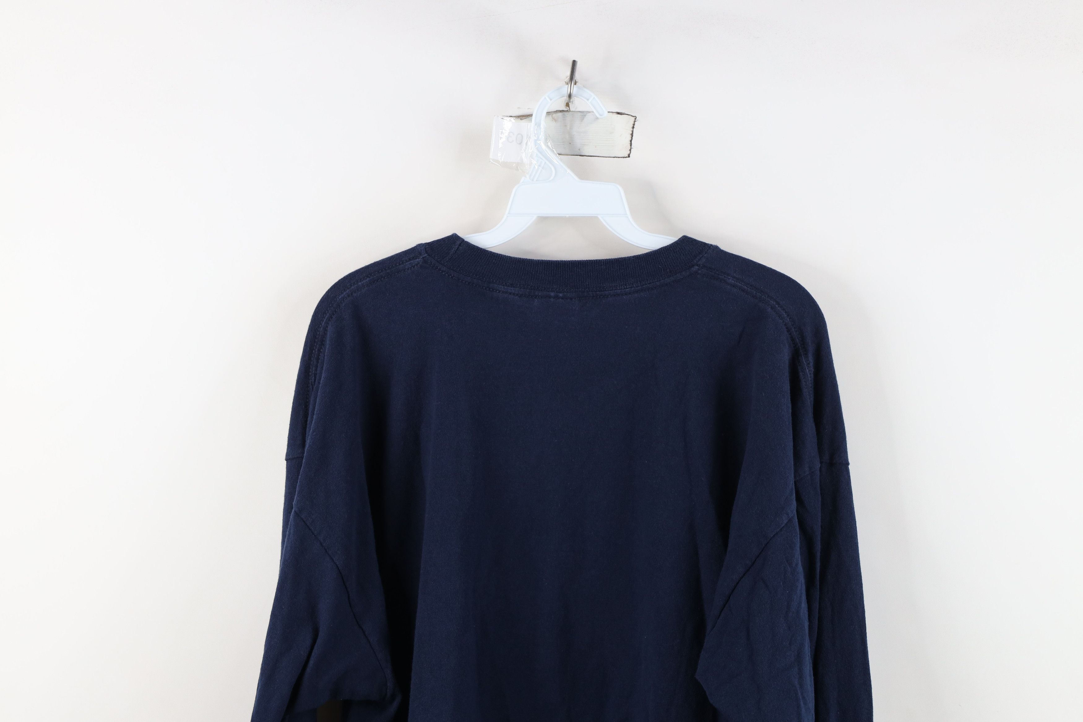 Vintage Vintage 90s University of Michigan Long Sleeve T-Shirt Size US XL / EU 56 / 4 - 10 Thumbnail
