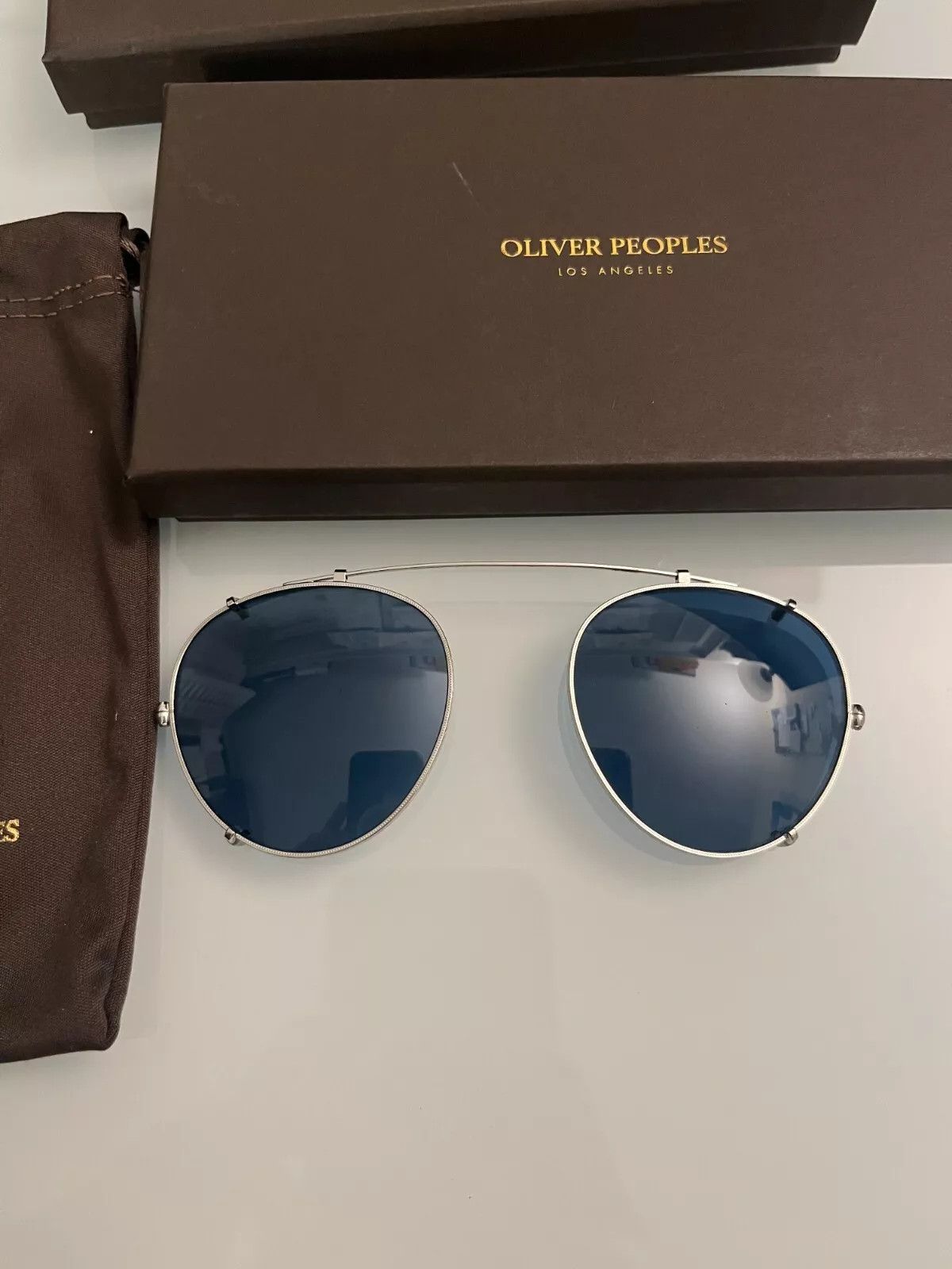 Oliver Peoples OLIVER PEOPLES MP-2 CLIP ON in Blue Lens OV1104C 503680 46 Size 46 - 1 Thumbnail