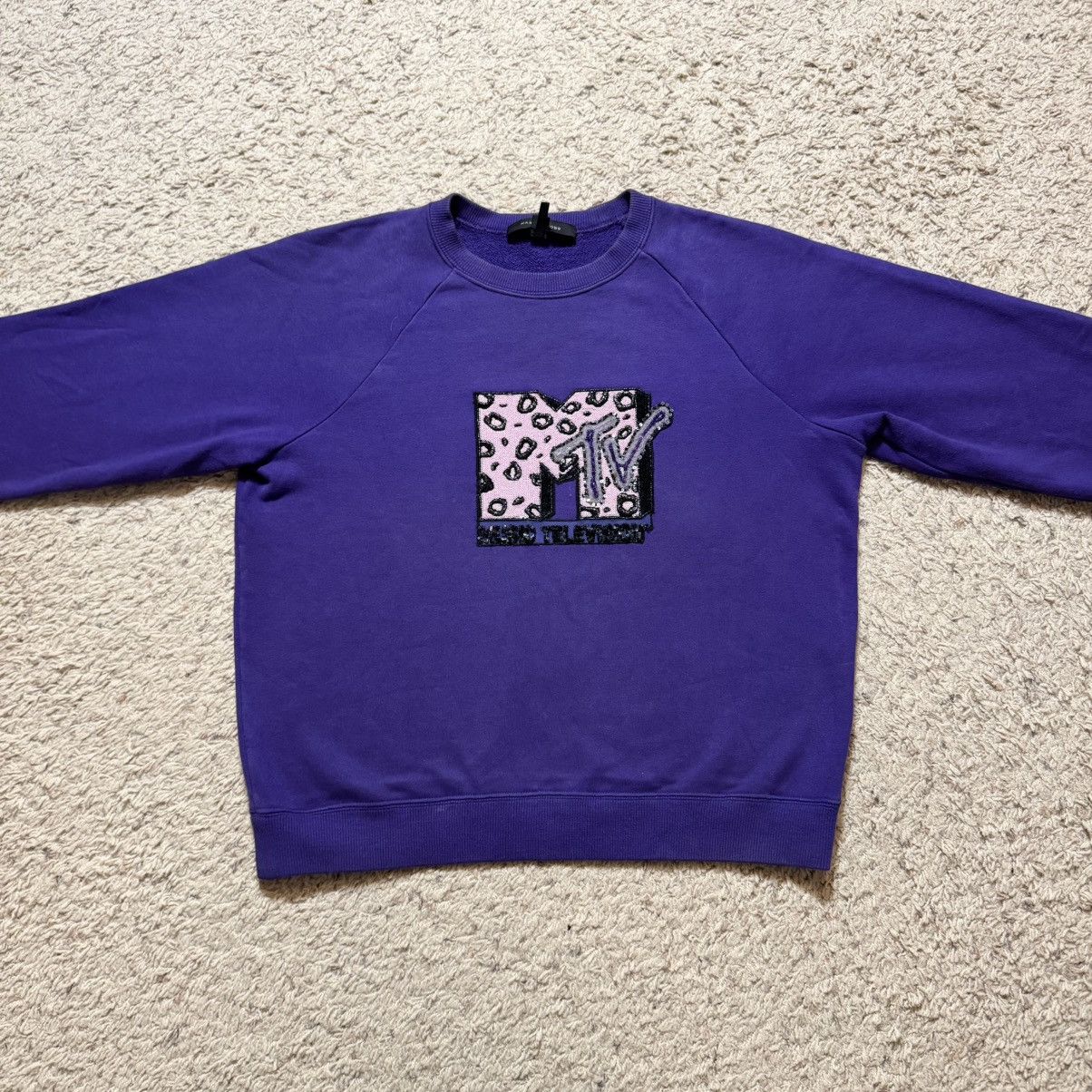 Marc Jacobs Marc Jacobs MTV Purple Sweatshirt Medium/Large Size US L / EU 52-54 / 3 - 2 Thumbnail