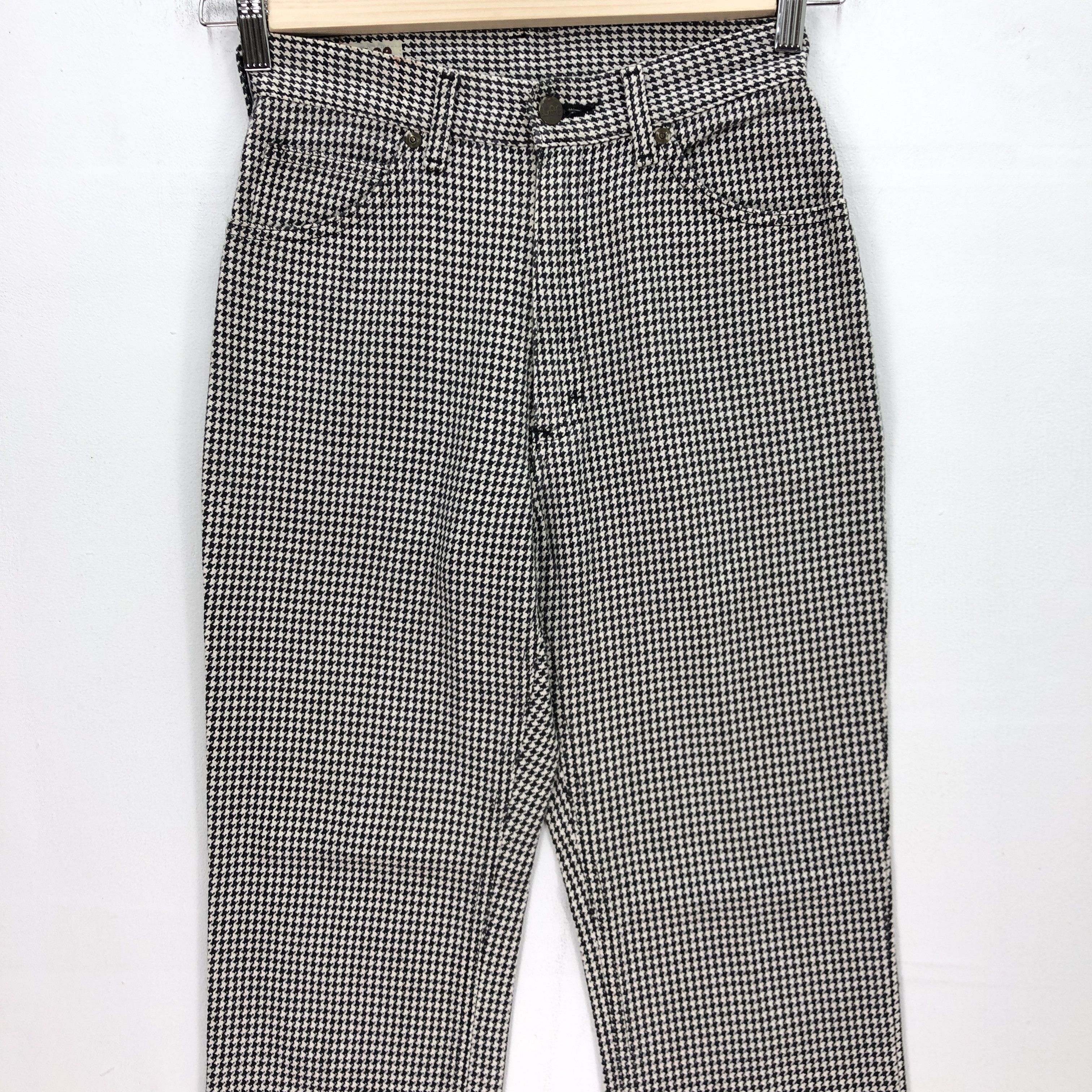 Lee Vintage 90s Lee Jeans Lee Houndstooth Lee Riders Pants Size 26" / US 2 / IT 38 - 3 Thumbnail