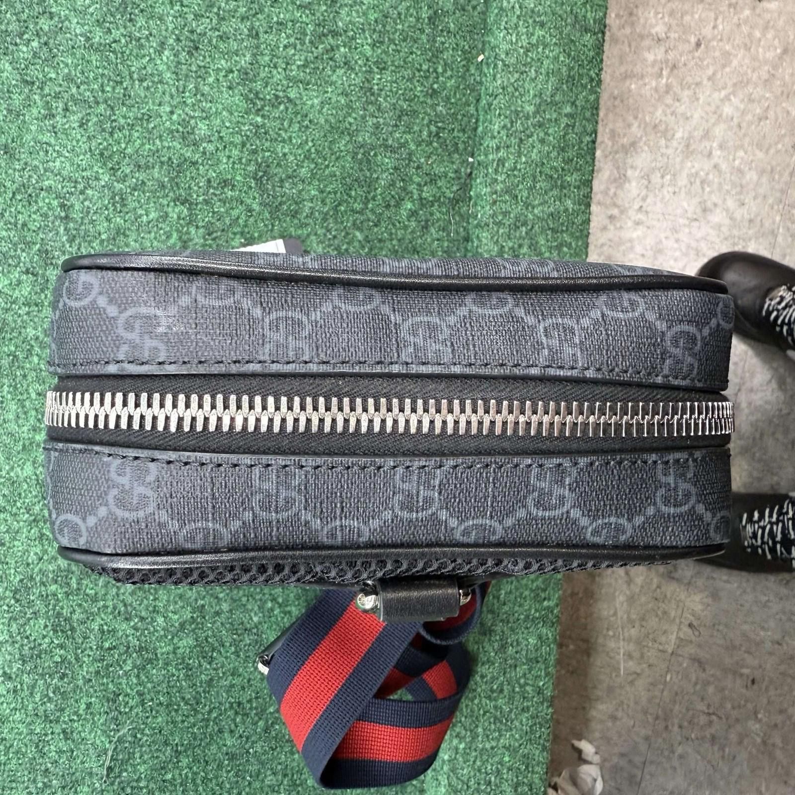 Gucci Gucci Waist Bag GG Soft Black/Grey Size ONE SIZE - 9 Thumbnail