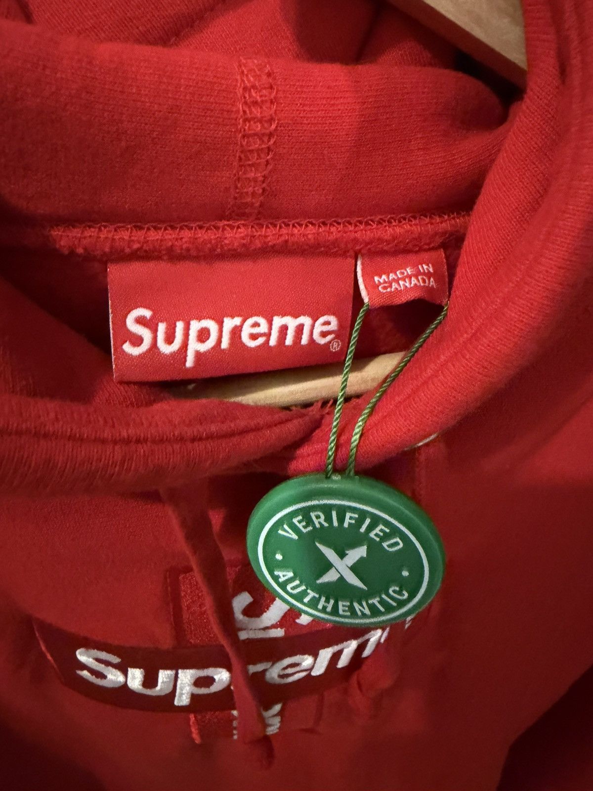 Supreme RED SUPREME CROSS BOX LOGO FW20 Size US S / EU 44-46 / 1 - 5 Thumbnail