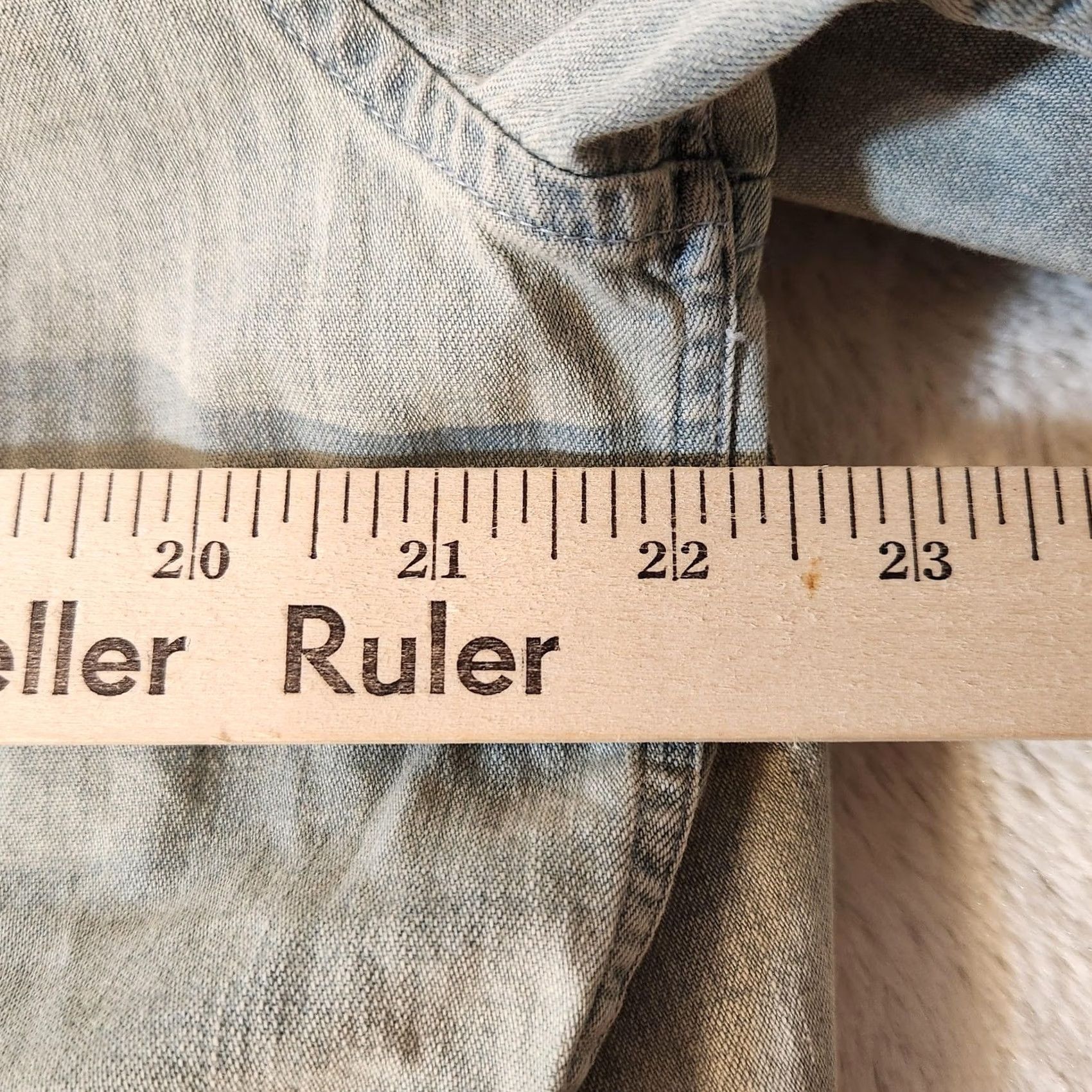 7 For All Mankind 7 For All Mankind Shirt Mens Medium Light Blue Western Snap Button Cotton Denim Shirt Mens Medium Light Blue Western Snap Button Cotton Denim Size US M / EU 48-50 / 2 - 6 Thumbnail