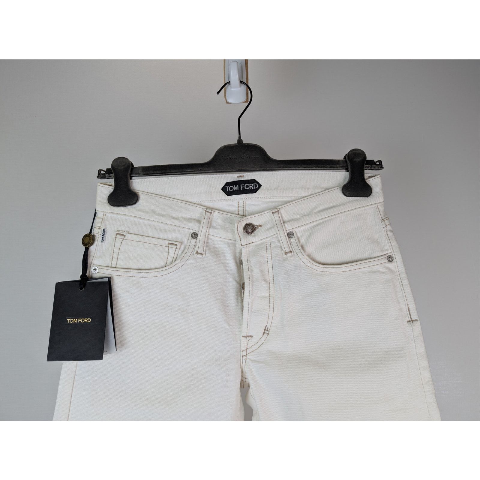 Tom Ford o1rshd1 Slim Jeans in White 30 Size US 30 / EU 46 - 2 Thumbnail