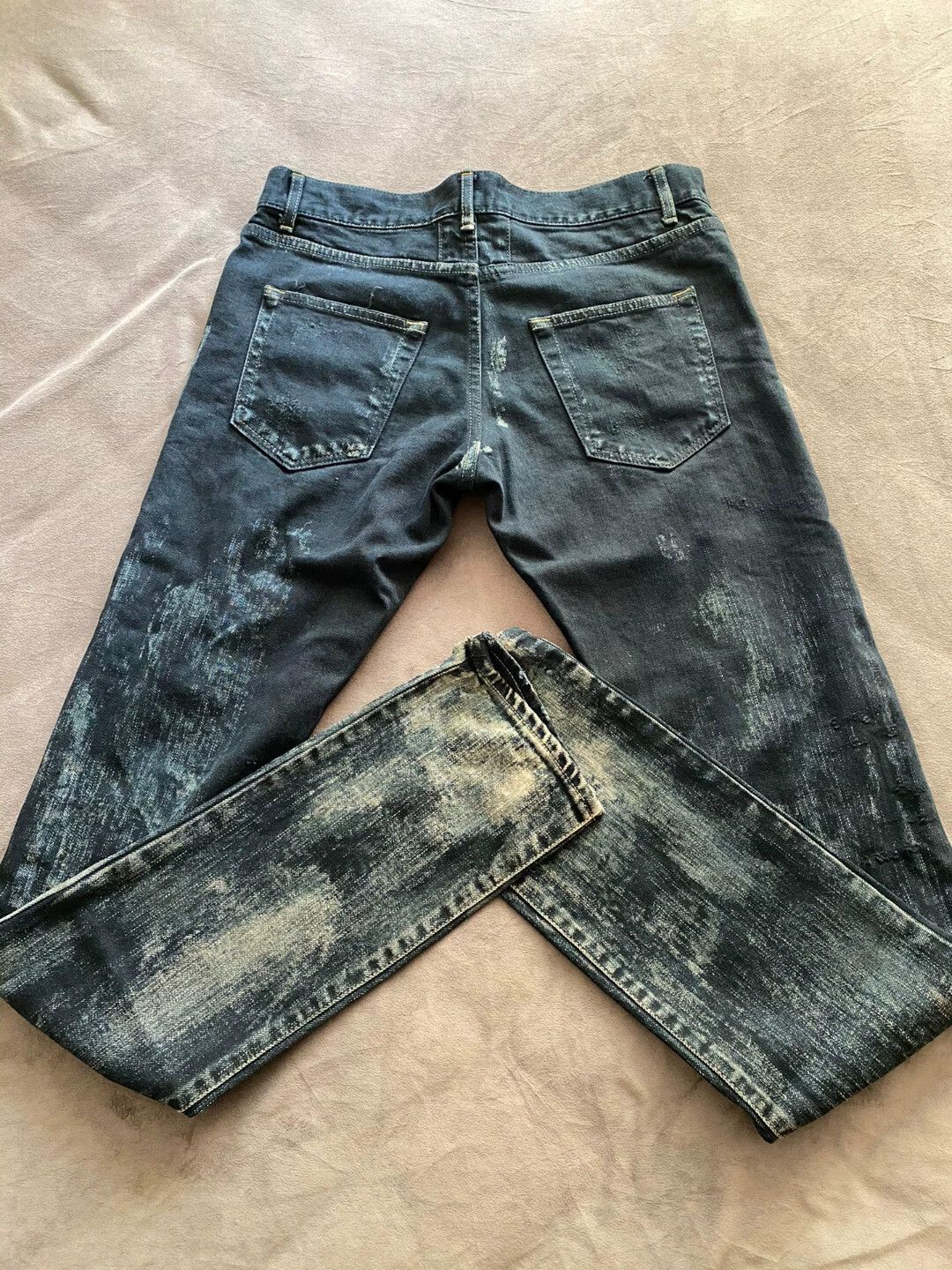 Saint Laurent Paris Saint Laurent Paris Blue Destruction Jeans -2507 Size US 30 / EU 46 - 3 Thumbnail