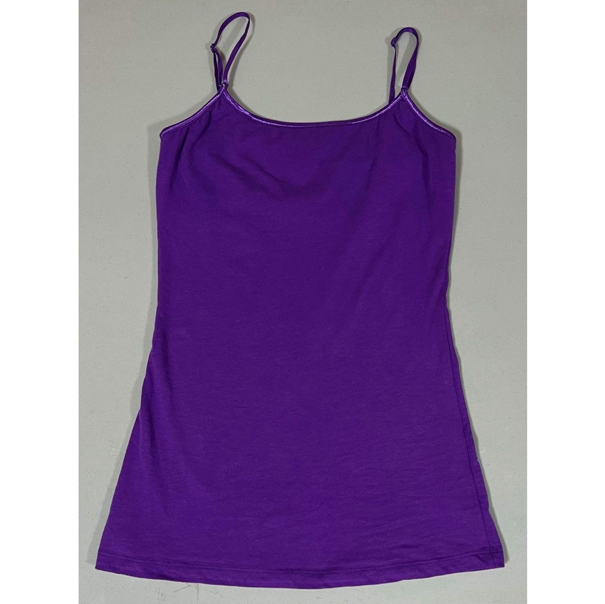 Vintage Purple Neon Shelf-Bra Cami Camisole Tank Top Shirt Size M 💜 Size M / US 6-8 / IT 42-44 - 1 Thumbnail