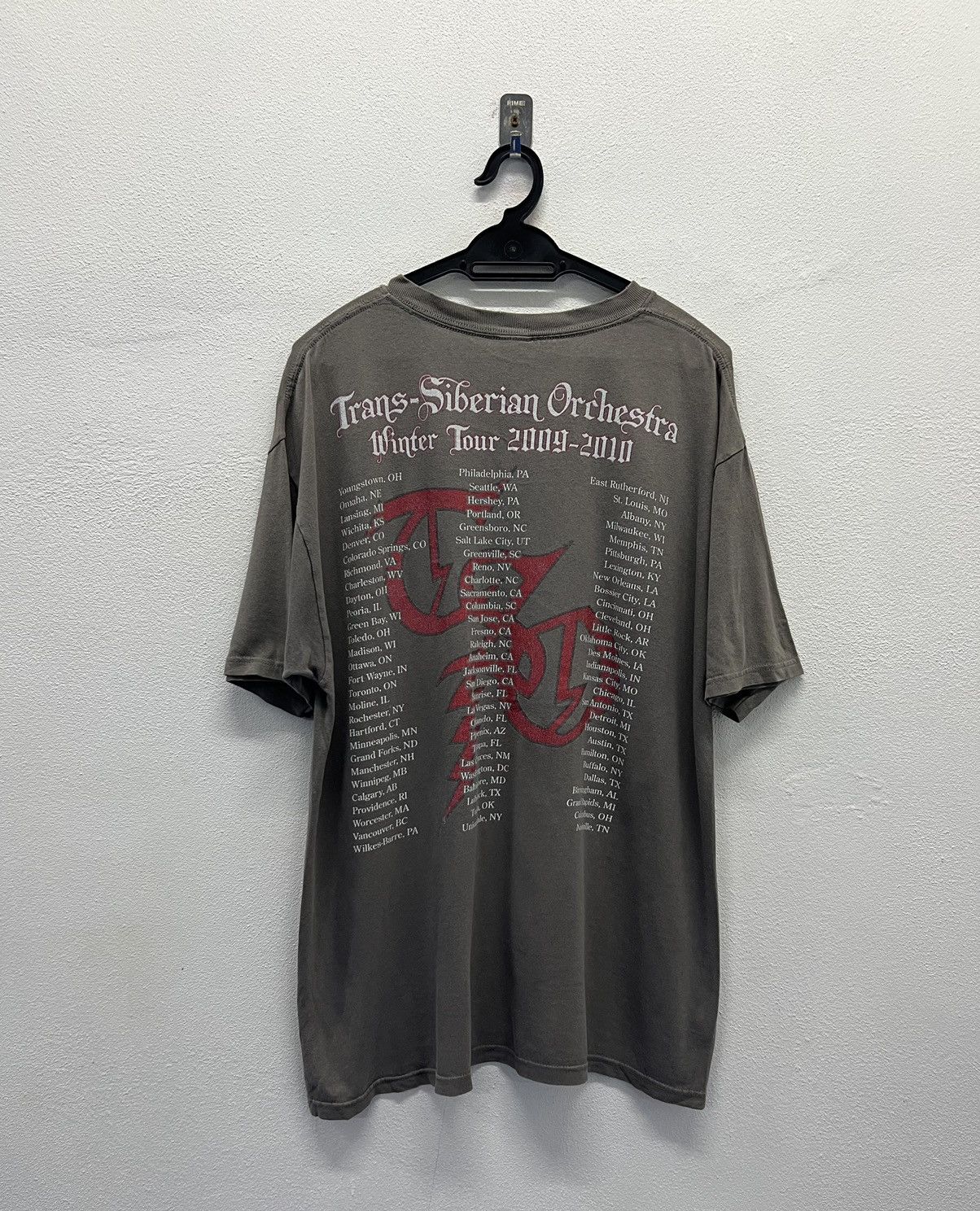 Anvil × Band Tees × Vintage 🔥grailsale🔥 VINTAGE ANVIL TRANS-SIBERIAN ORCHESTRA WINTER Size US XL / EU 56 / 4 - 2 Thumbnail