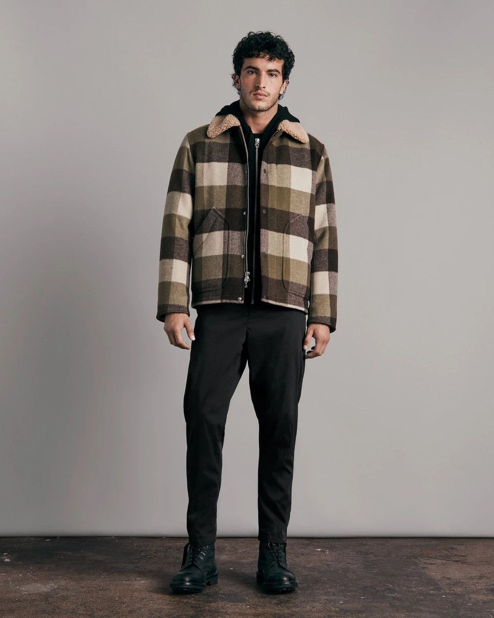 Rag & Bone !DS! AW22 Rag & Bone Checkered Army Buffalo Lane Jacket Size US M / EU 48-50 / 2 - 1 Thumbnail