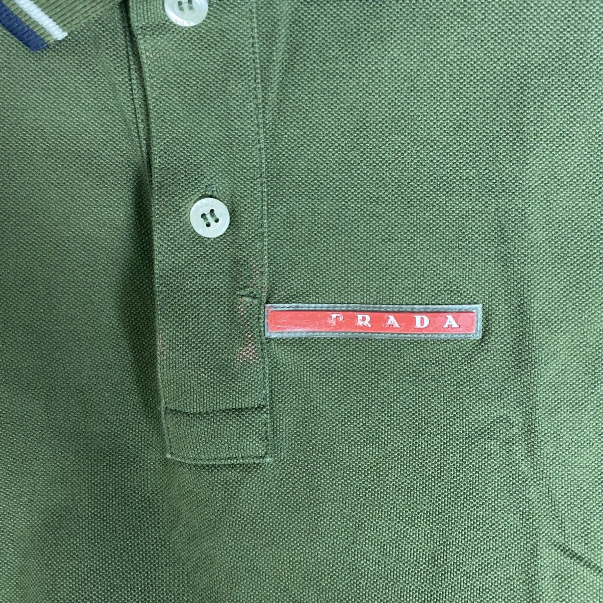 Prada Prada Polo T-Shirt Red Tab Size US M / EU 48-50 / 2 - 4 Thumbnail