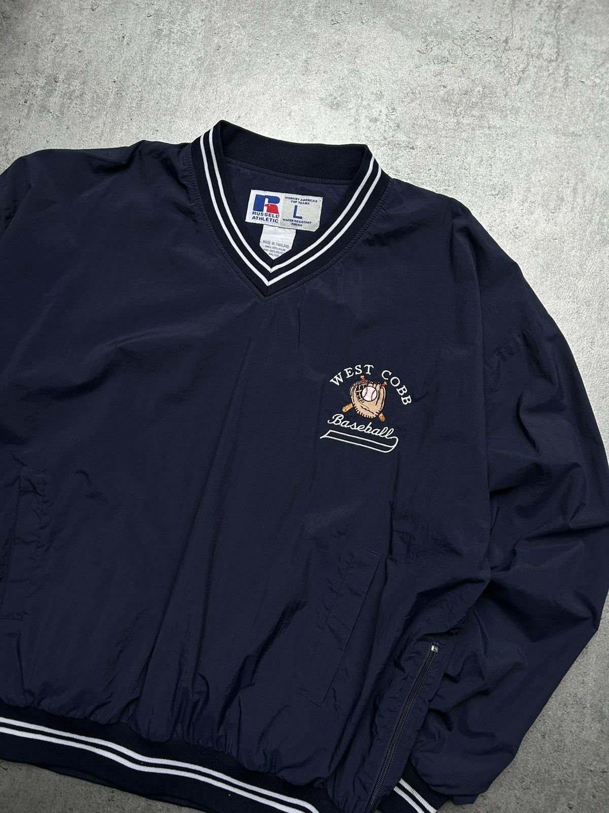 Russell Athletic × Vintage Vintage Russell Baseball West Cobb Jacket Size US L / EU 52-54 / 3 - 2 Thumbnail