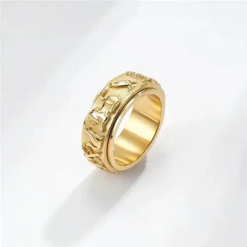 Other Modyle Ancient Egyptian Symbol Rotating Ring Size ONE SIZE - 1 Thumbnail