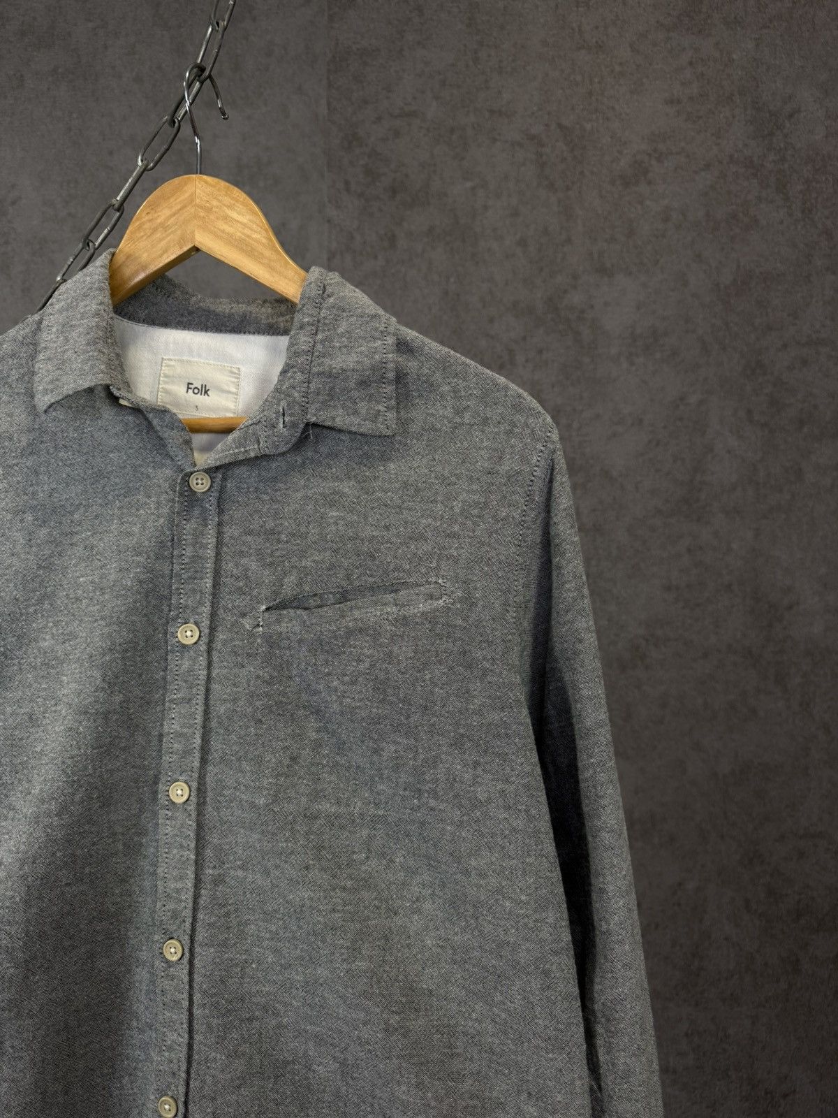 Folk Folk designer pocket shirt Size US M / EU 48-50 / 2 - 2 Thumbnail