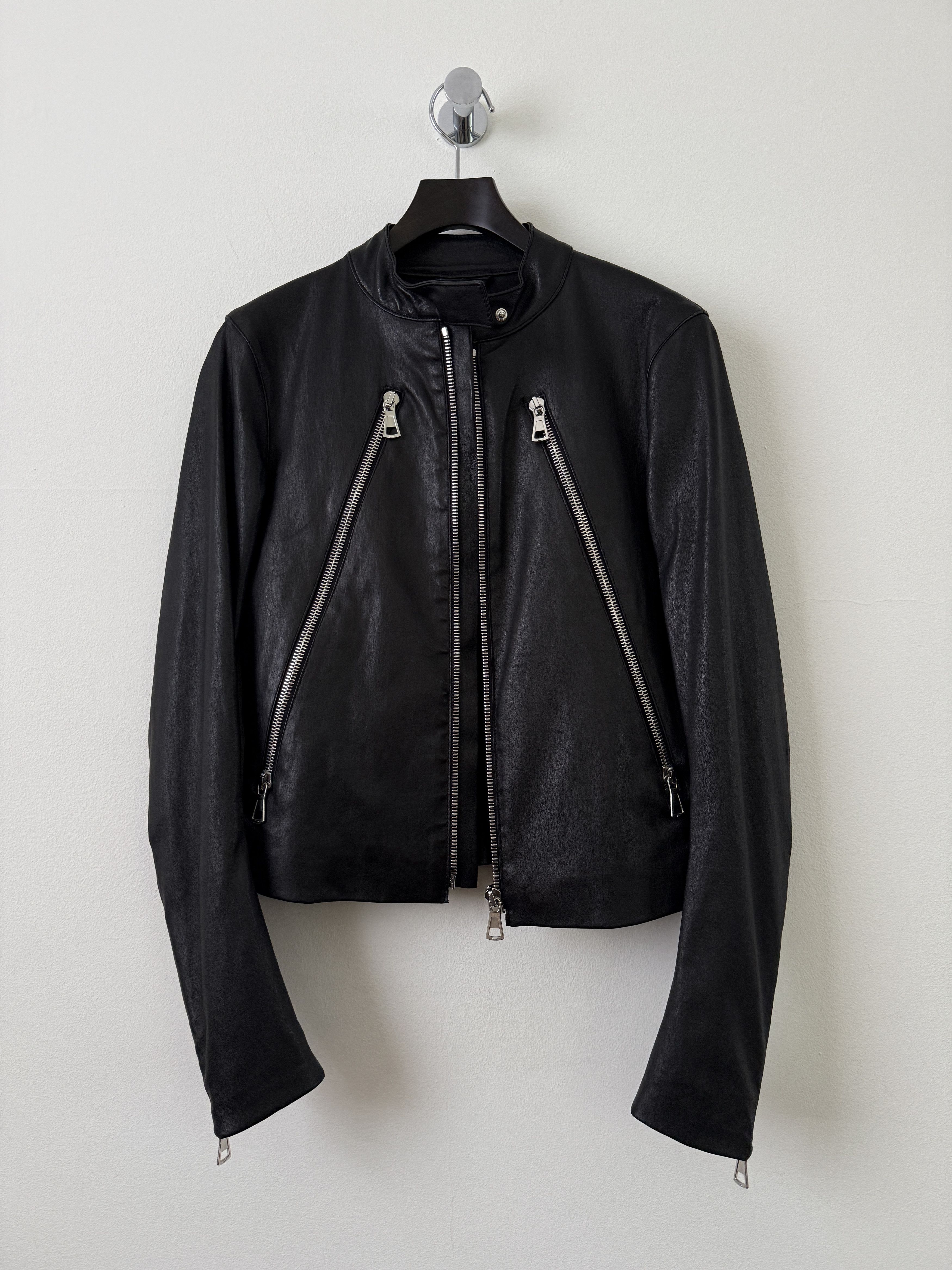 Maison Margiela 2013 5 Zip Leather Moto Jacket Size M / US 6-8 / IT 42-44 - 2 Thumbnail