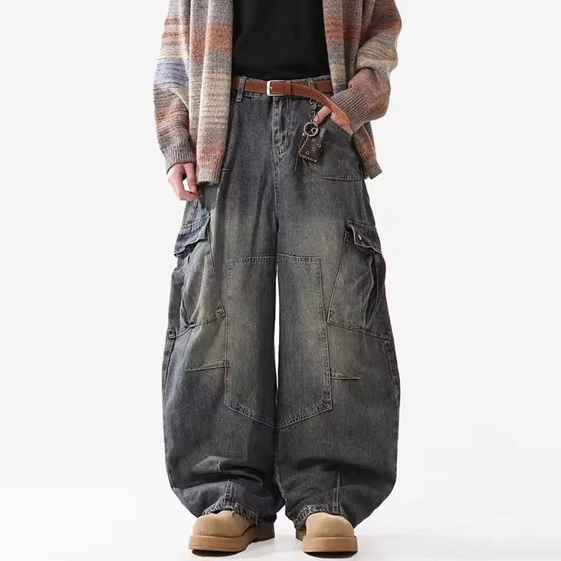 Jean Fujiwara x Kazue Wide Leg Baggy Jeans Size US 35 - 3 Thumbnail