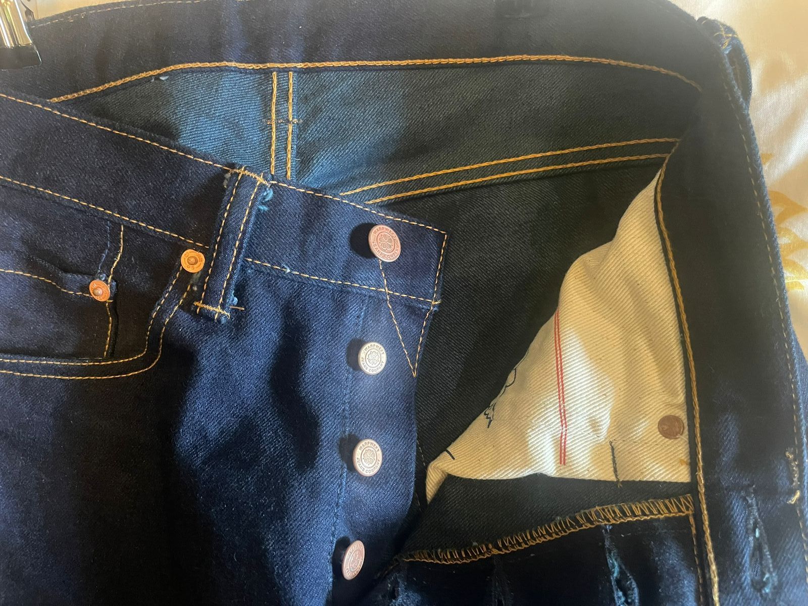 Warpweft Company WWco ESSENTIAL SERIES : HONJO BLUE 16oz Size US 31 - 5 Thumbnail