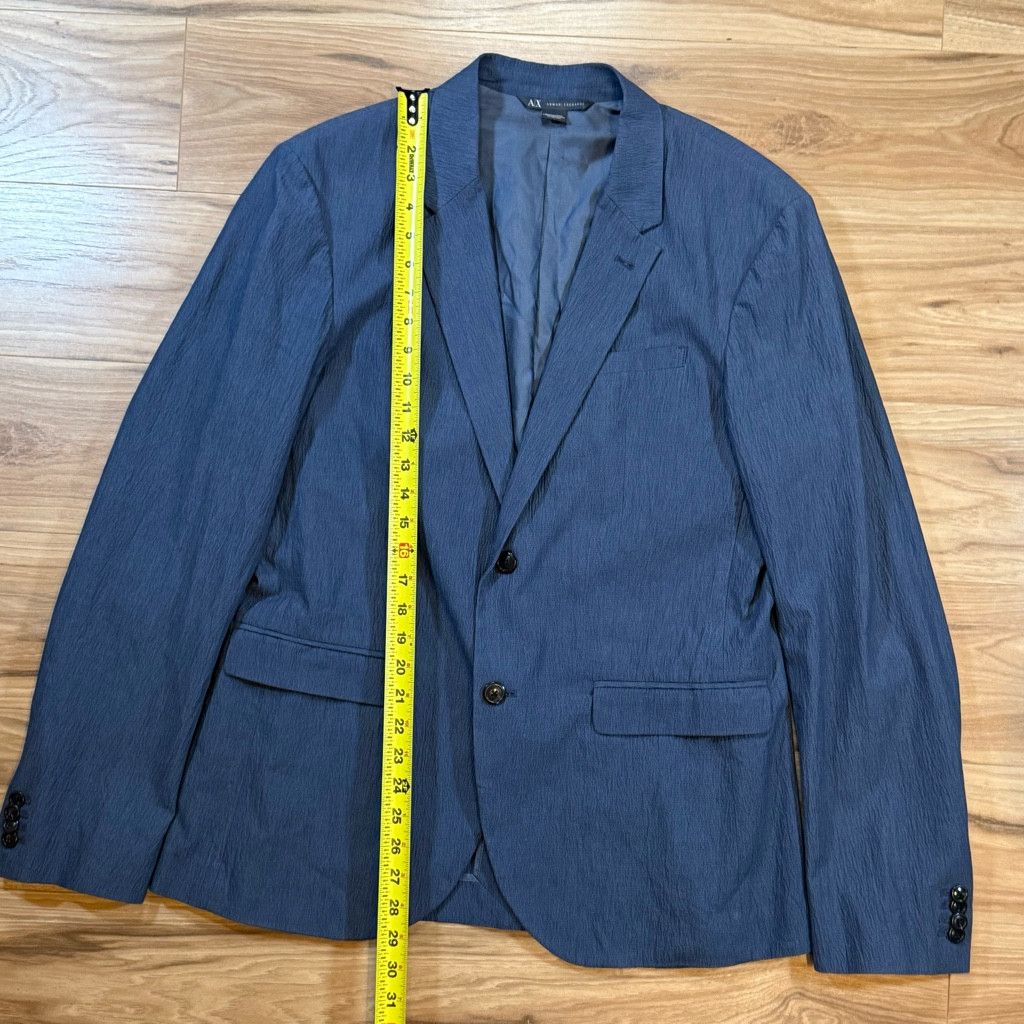 Armani Exchange Armani Exchange Men’s Blue Blazer 42R Size 42R - 6 Thumbnail