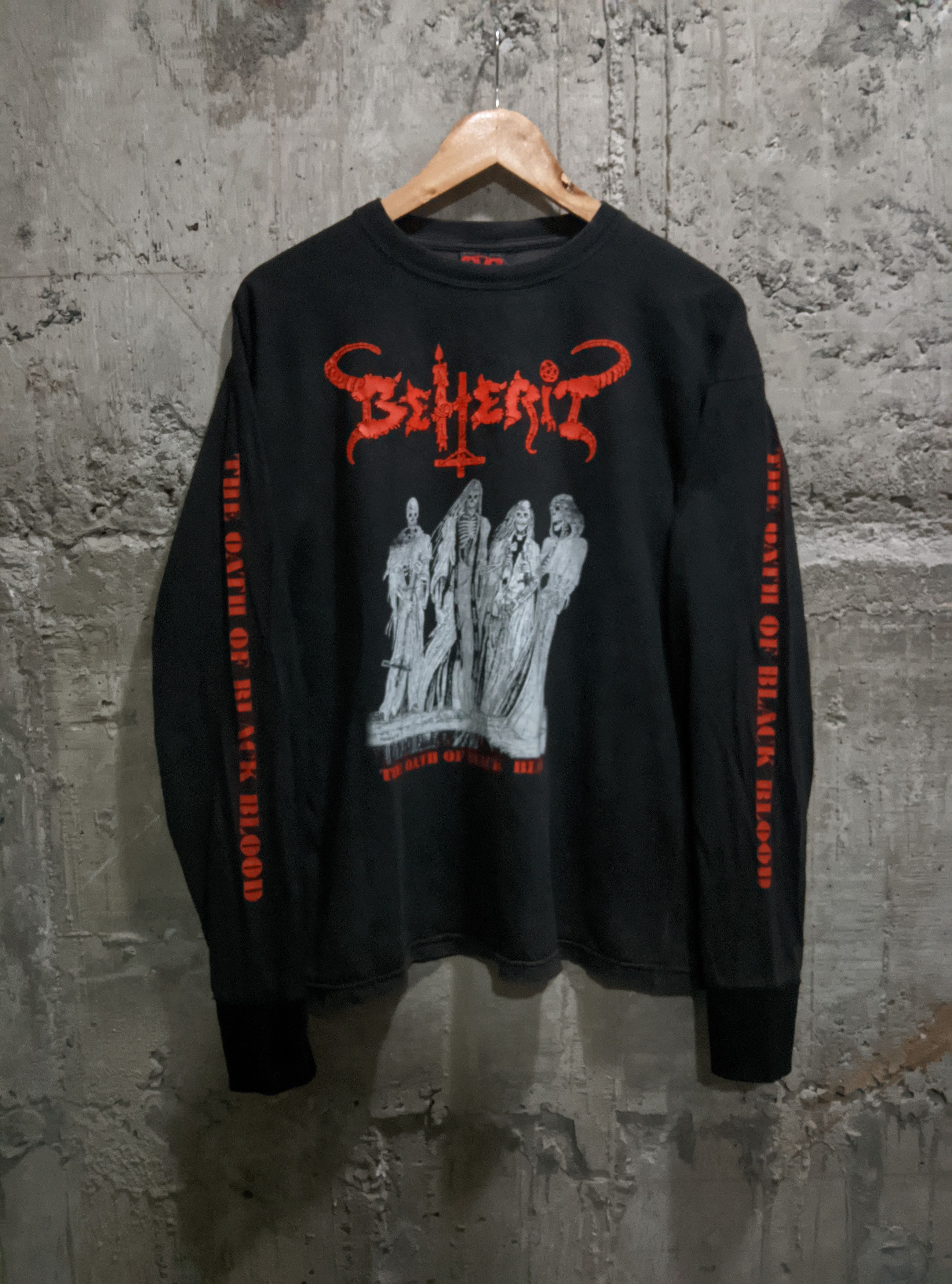 Vintage beherit the oath of black blood black metal