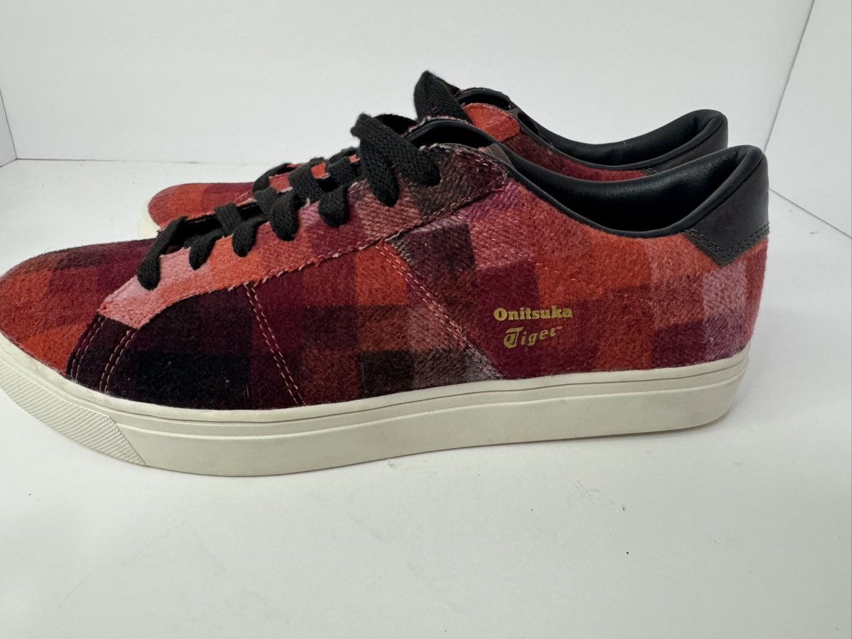 Onitsuka Tiger Onitsuka Tiger Plaid Wool Low Top Red Black Men’s Size 9 Size US 9 / EU 42 - 4 Thumbnail