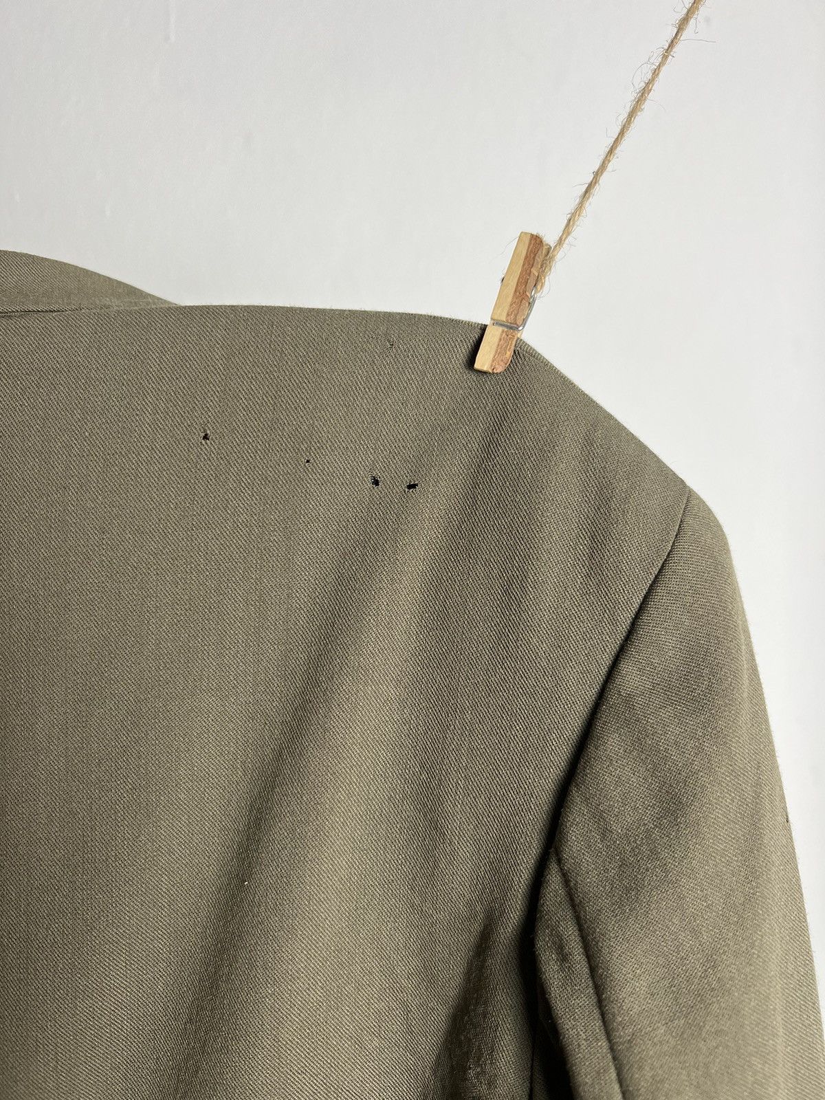 Y's × Yohji Yamamoto Vintage 1990s Y's Yohji Yamamoto Rayon Blazers 3 Pocket Size 40R - 9 Thumbnail