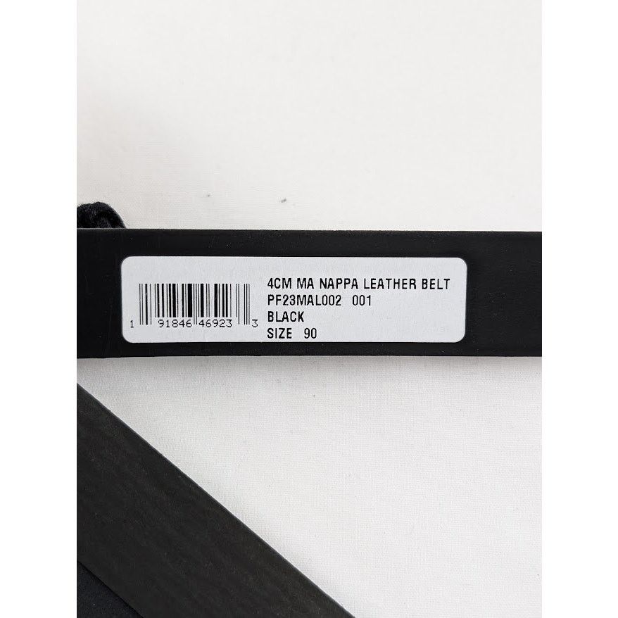 Amiri o1rshd1 Size: 90cm / 4cm MA Nappa Leather Belt in Black Size 36 - 11 Thumbnail