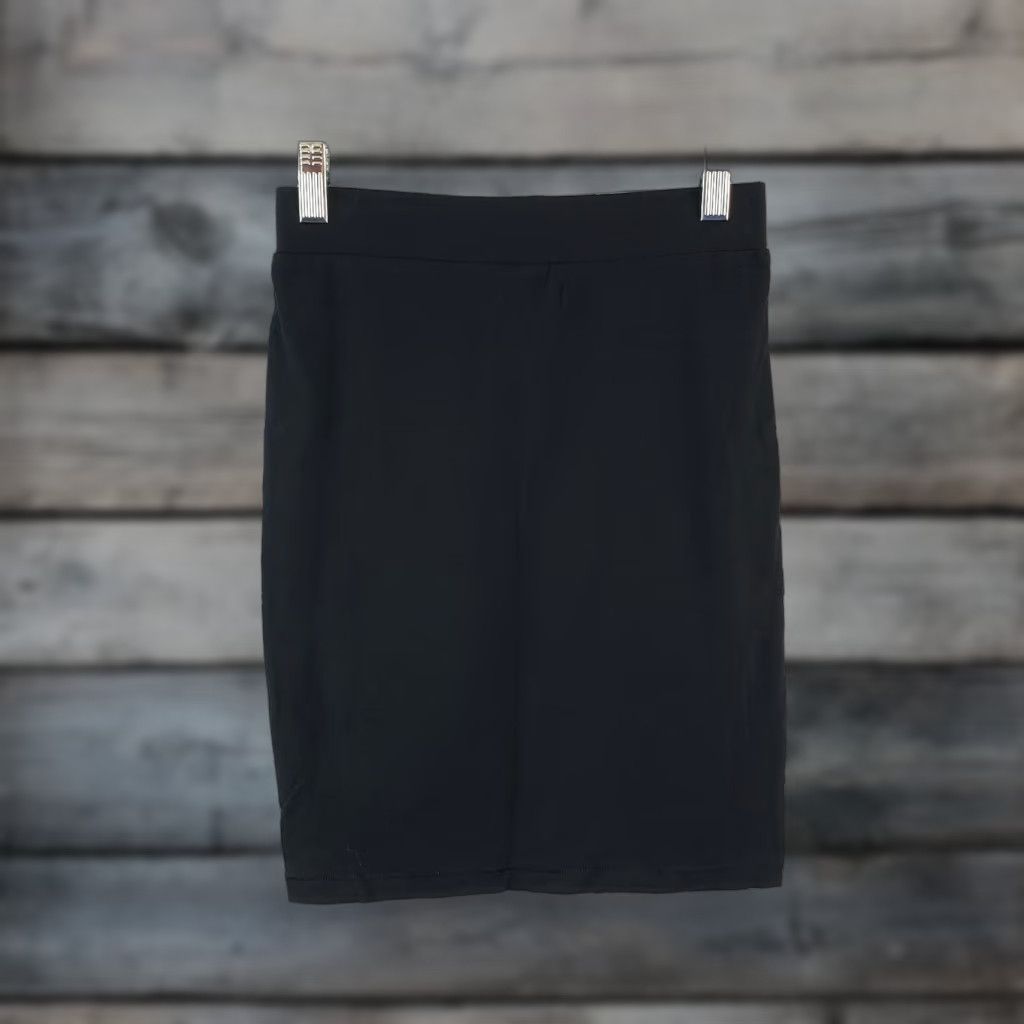 Obey OBEY Womens Pencil Skirt Sz S Black Green Pull On Cotton Blend Straight & Pencil Casual Slim Fit Women Short Skirt Mens? Wait. Size 28" / US 6 / IT 42 - 1 Thumbnail