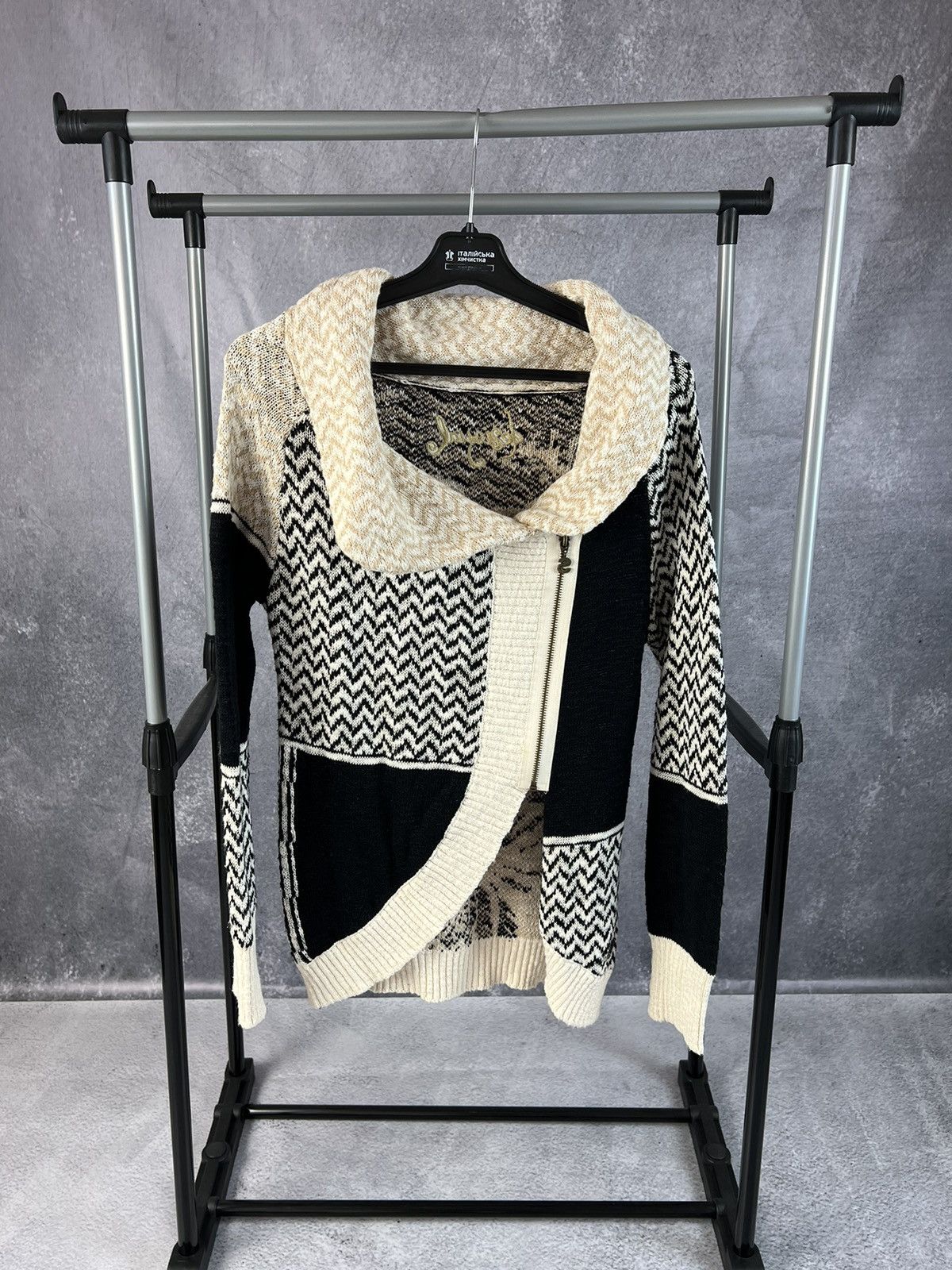 Designer × Desigual Desigual full zip knit sweater Size S / US 4 / IT 40 - 1 Thumbnail