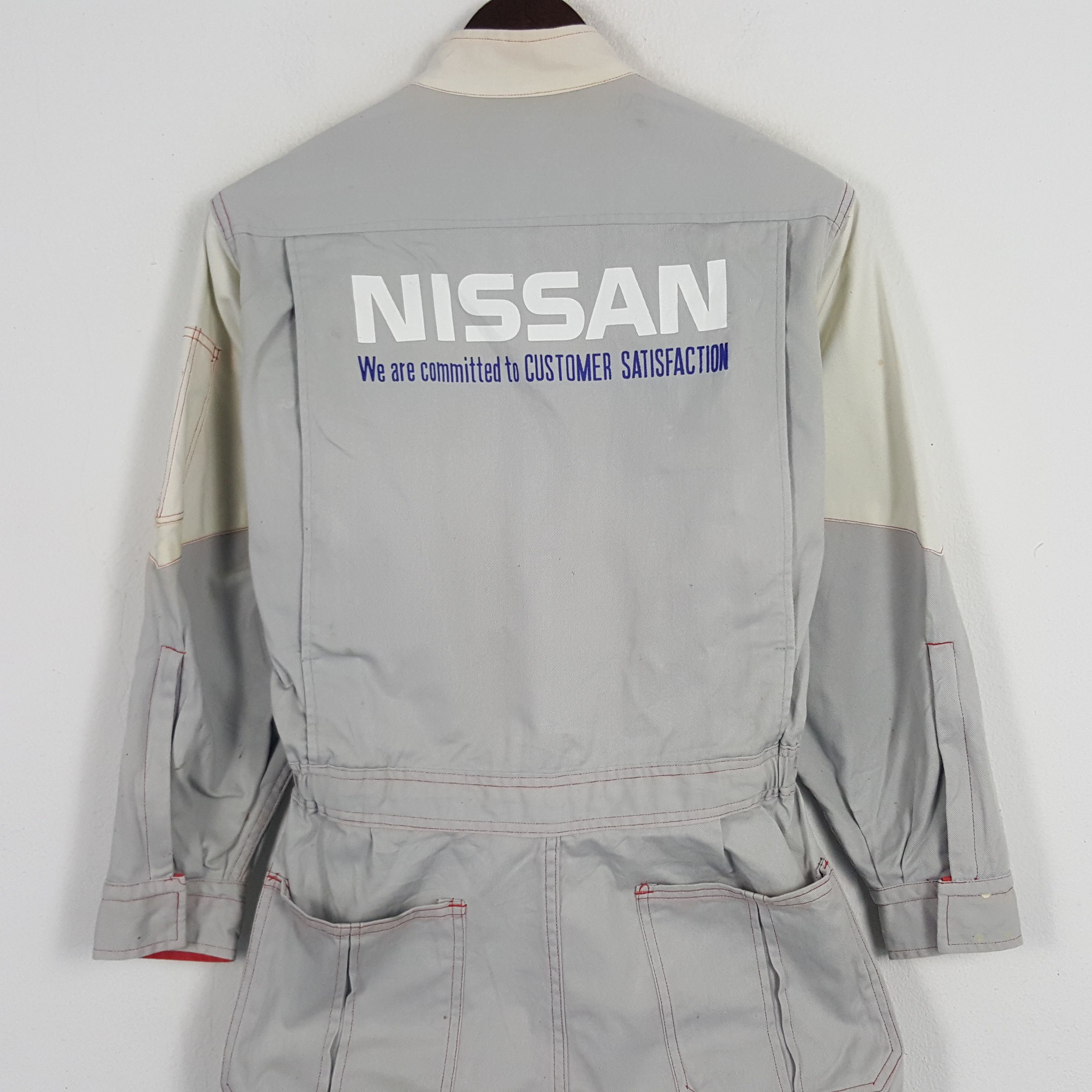 Sports Specialties × Vintage Vintage Nissan Racing Sport Coverall Jumpsuit Jacket Size US M / EU 48-50 / 2 - 2 Thumbnail