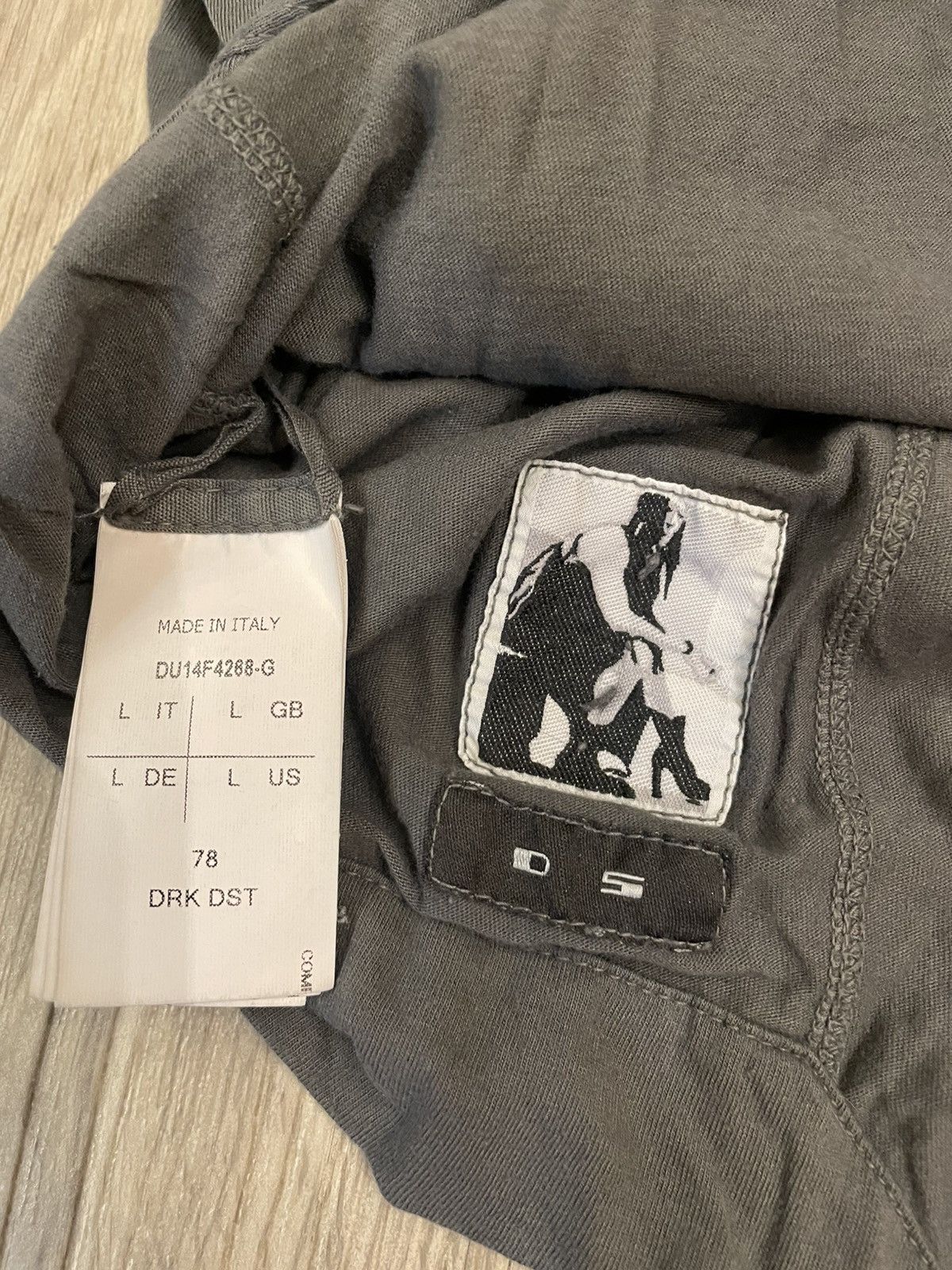 Rick Owens Drkshdw Rick Owens Extended Long LS Dust Size US XL / EU 56 / 4 - 5 Thumbnail
