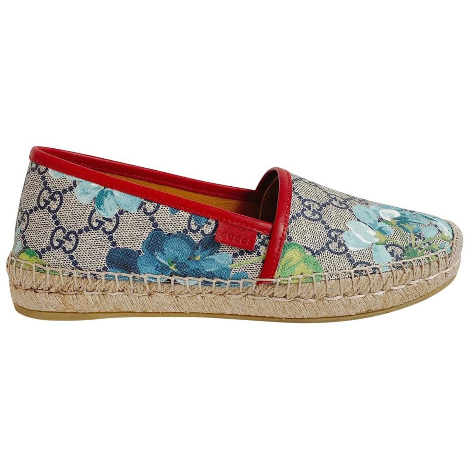 Gucci GG logo floral bloom espadrilles Size US 6 / IT 36 - 1 Thumbnail