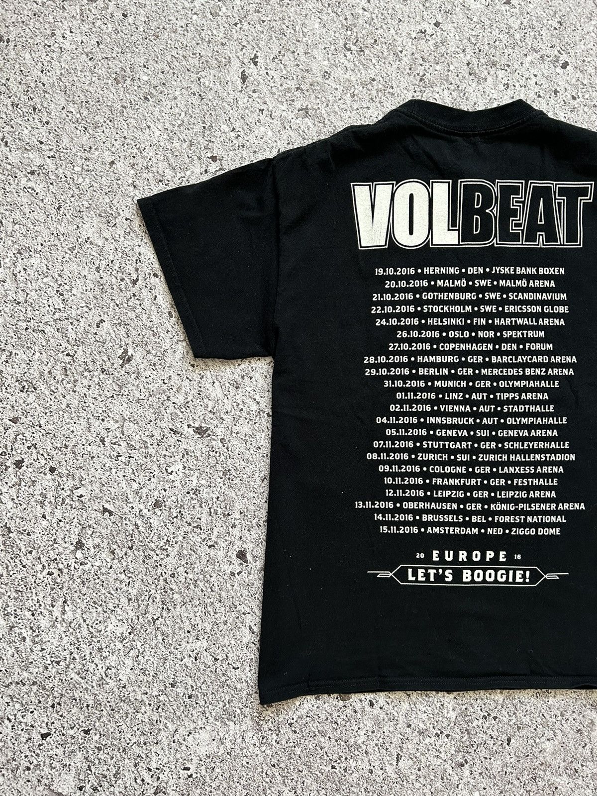 Band Tees × Vintage Vintage Volbeat Europe Let’s Boogie Tour 2016 T-Shirt Size US M / EU 48-50 / 2 - 5 Thumbnail