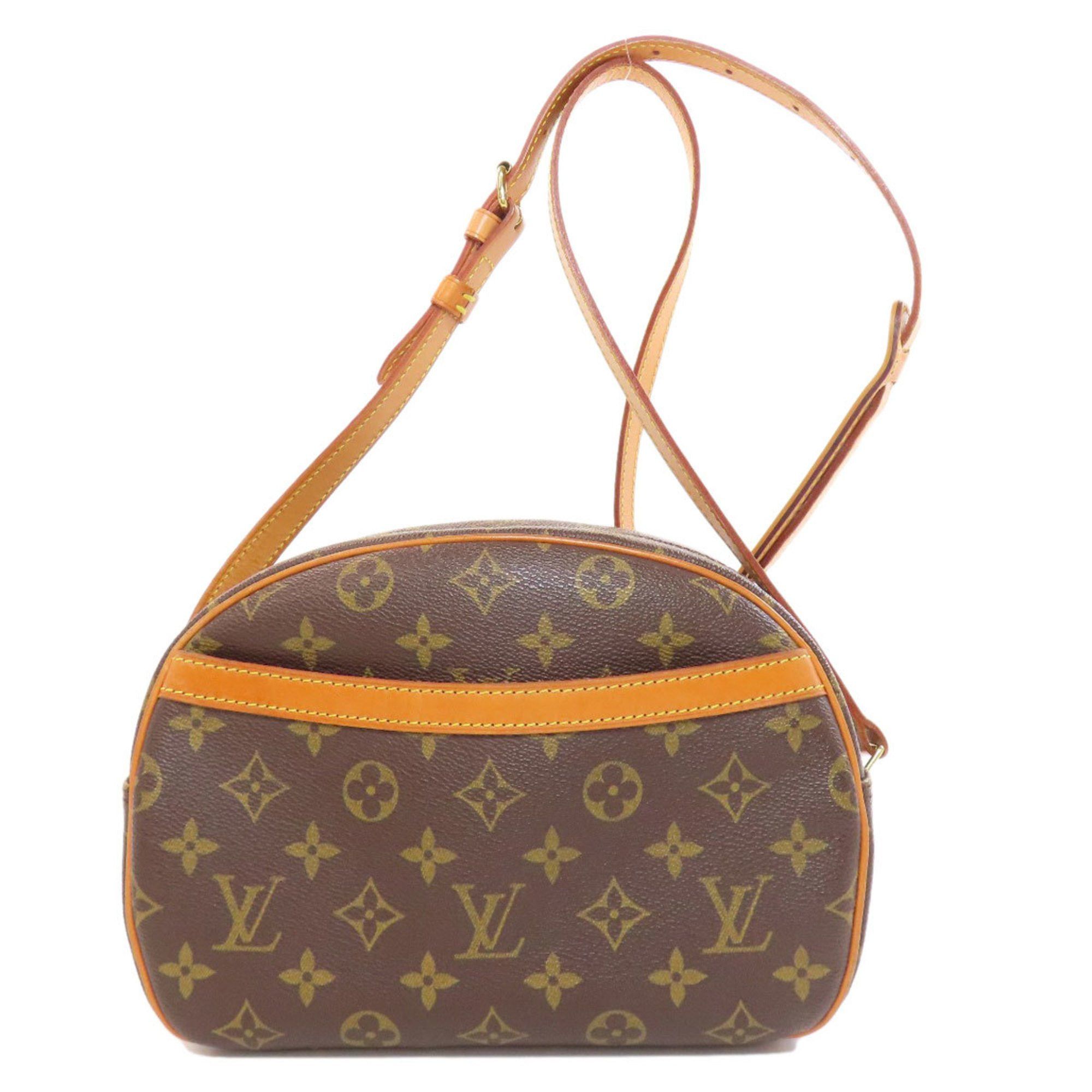 Louis Vuitton M51221 Blois Shoulder Bag Monogram Canvas Women's Louis Vuitton in Brown