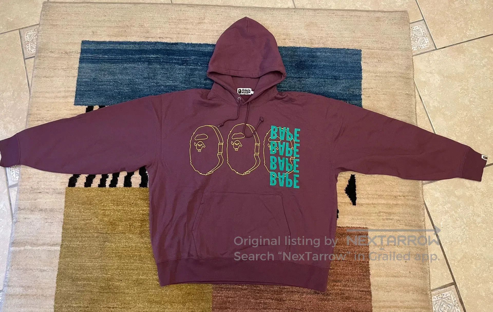 Bape Bape Printed Hoodie. Size US XXL / EU 58 / 5 - 1 Thumbnail