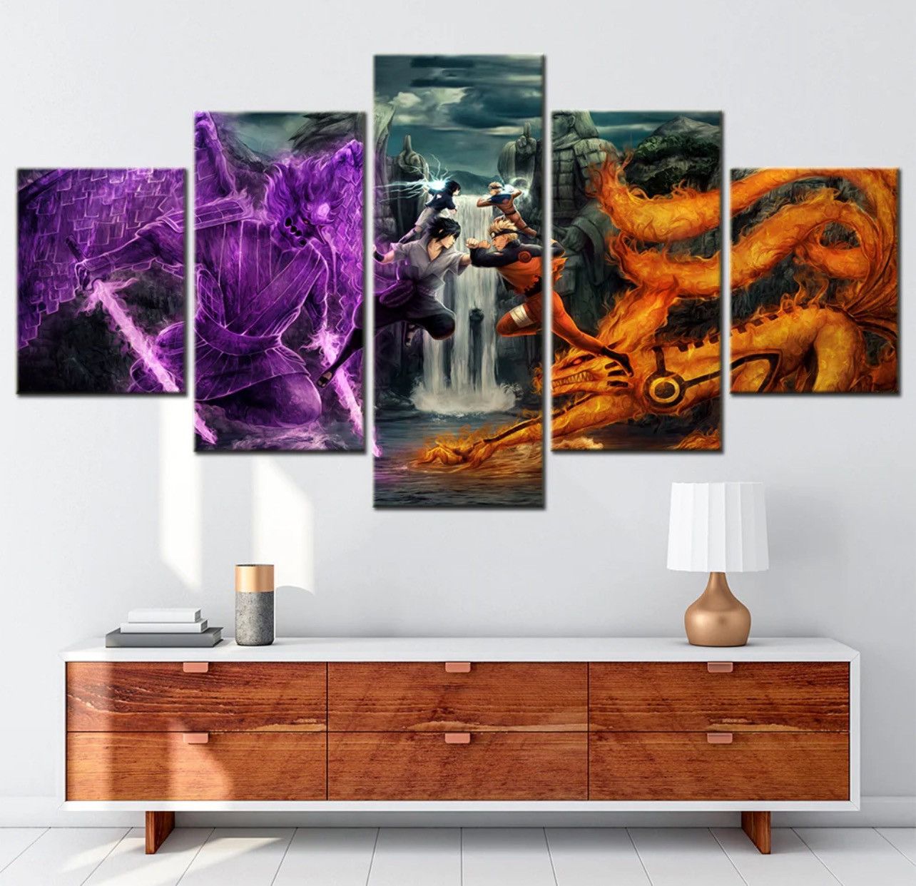 Other NARUTO - 5 PIECES WALL ART Size ONE SIZE - 2 Thumbnail